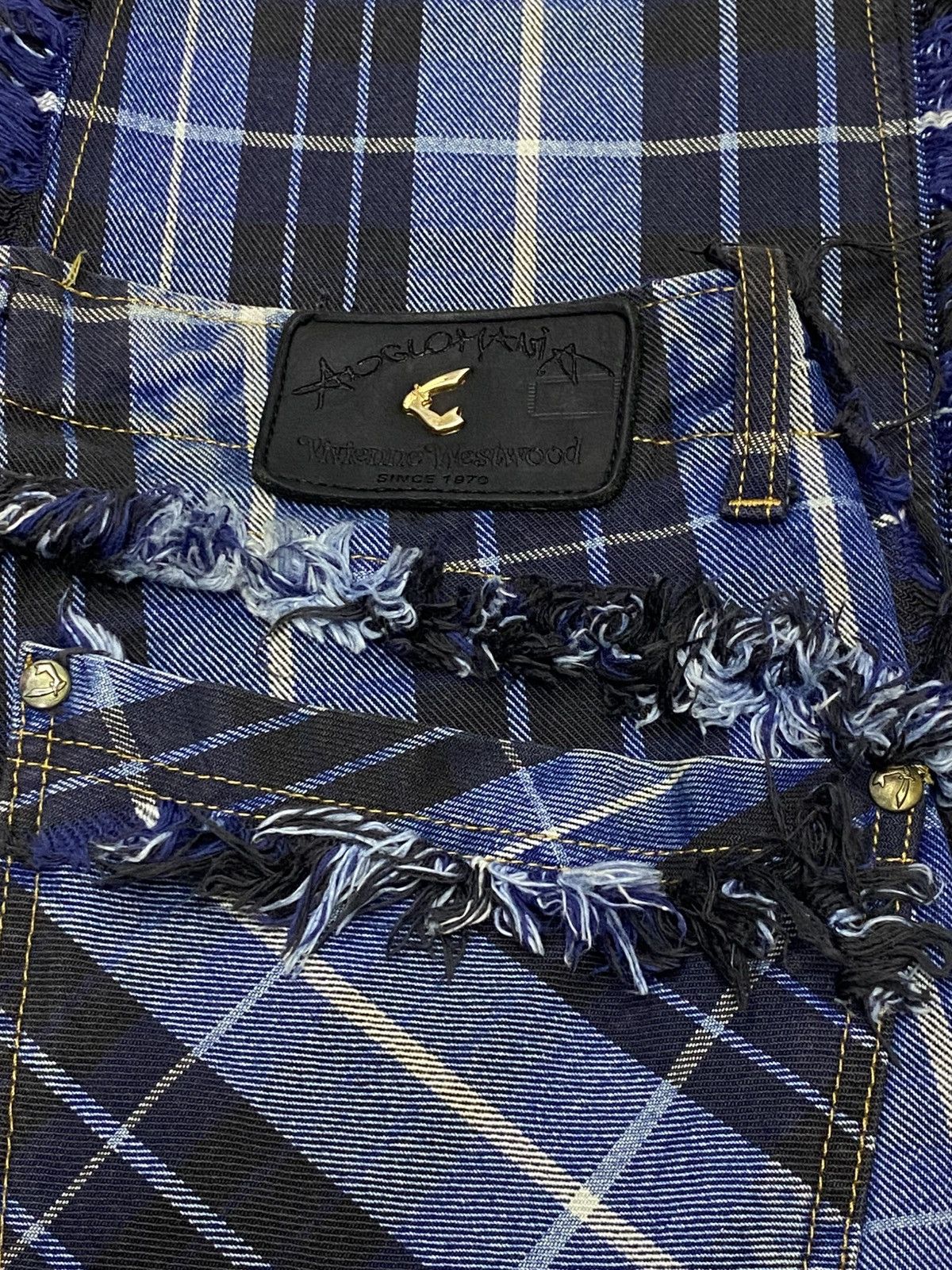 Vivienne Westwood 💃Rare🔥Vivienne Westwood Anglomania With Frayed Seams Denim Size 28" / US 6 / IT 42 - 15 Thumbnail