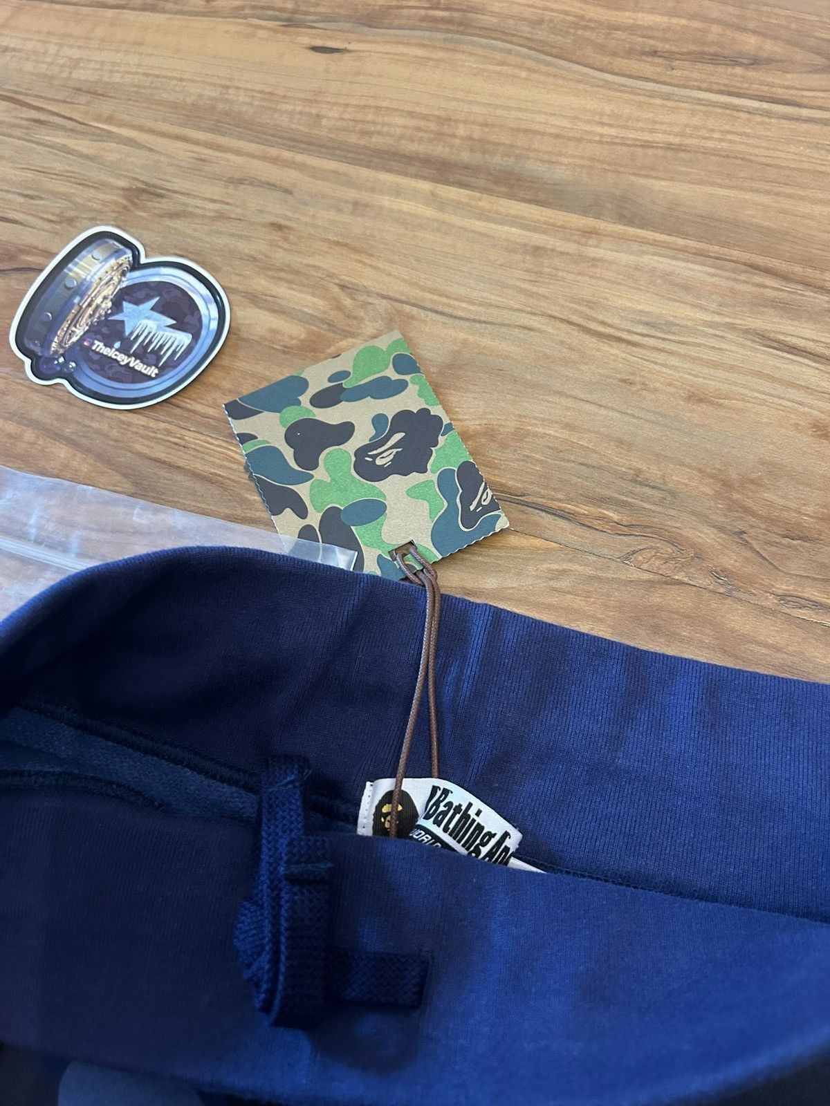 Bape NEW Bape Navy Camo Sweat Shorts Size US 28 / EU 44 - 7 Thumbnail