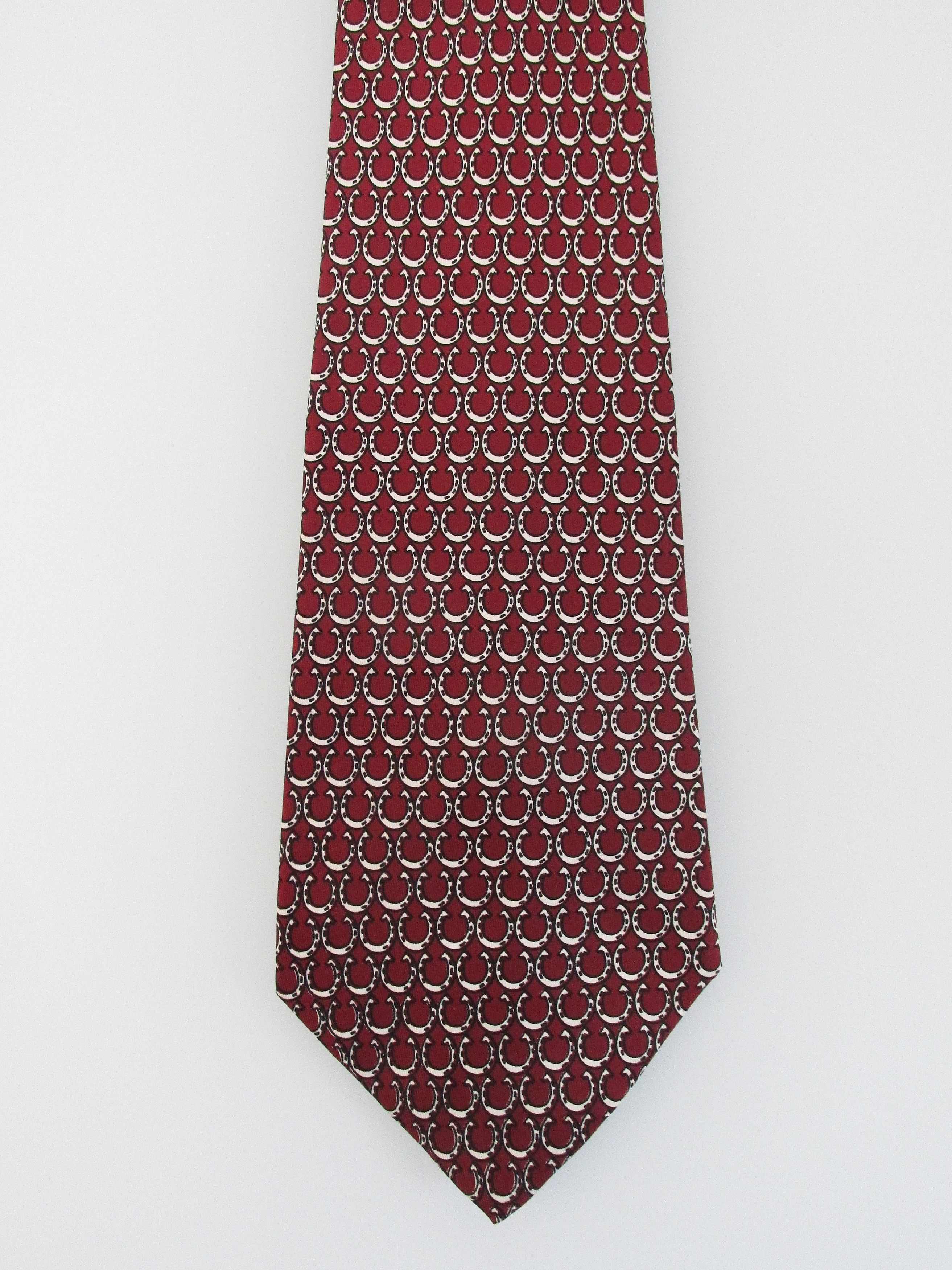 Hermes Vintage Men's Silk Tie
