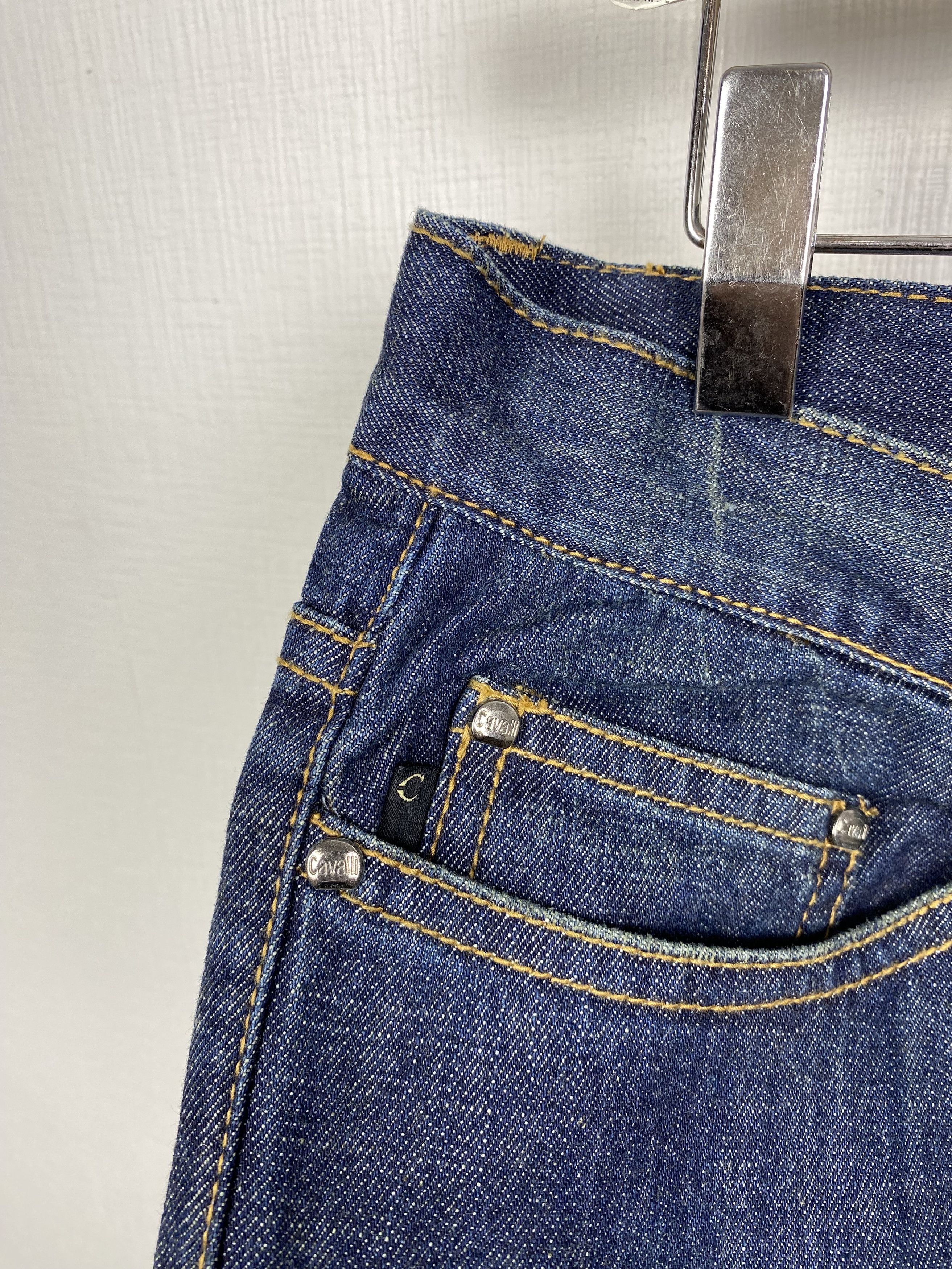 Roberto Cavalli Just Cavalli Denim Jeans Embroidered Logo size 52 Size US 36 / EU 52 - 4 Thumbnail