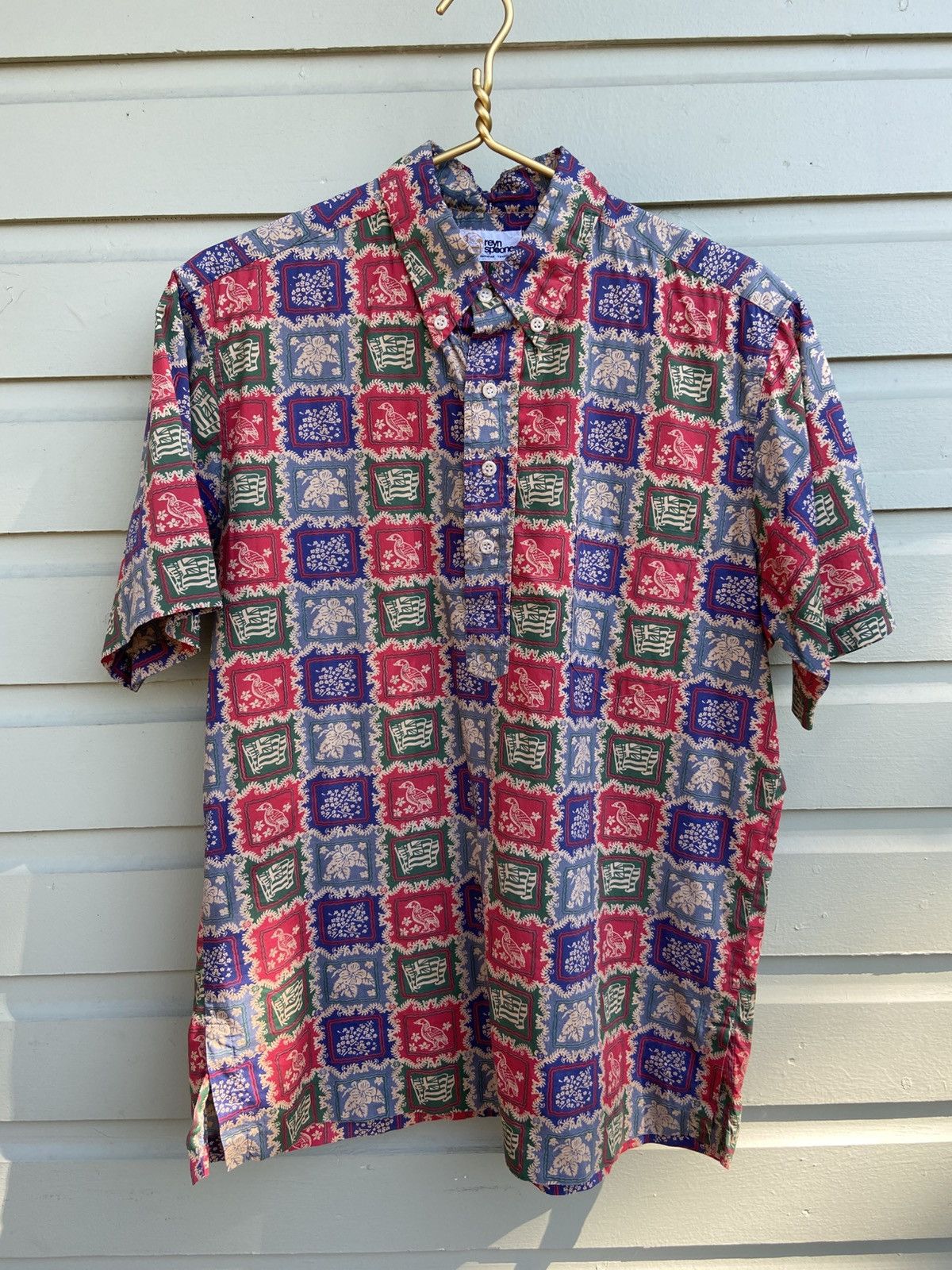 Reyn Spooner Reyn Spooner Hawaiian Print Popover Size US S / EU 44-46 / 1 - 1 Thumbnail