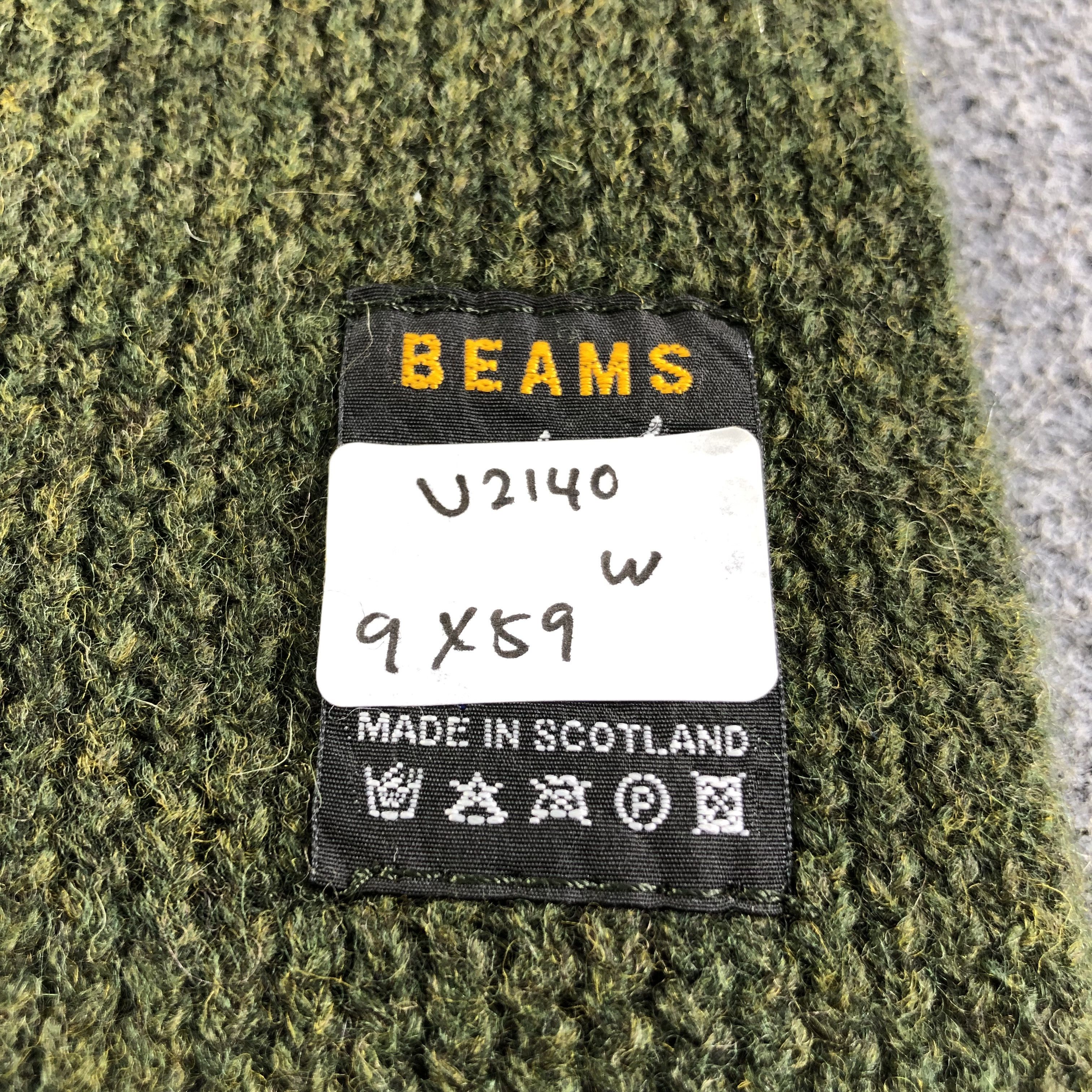 Beams Plus Beams Knit Wool Scarf Muffler Neckwear V2140 Size ONE SIZE - 5 Thumbnail