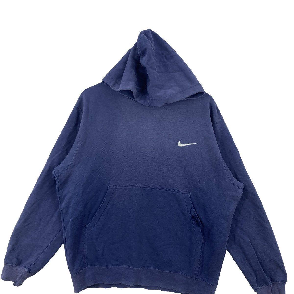 Nike Vintage NIKE SWOOSH Hoodie Pullover Classic Minimal Logo Size US XL / EU 56 / 4 - 5 Thumbnail