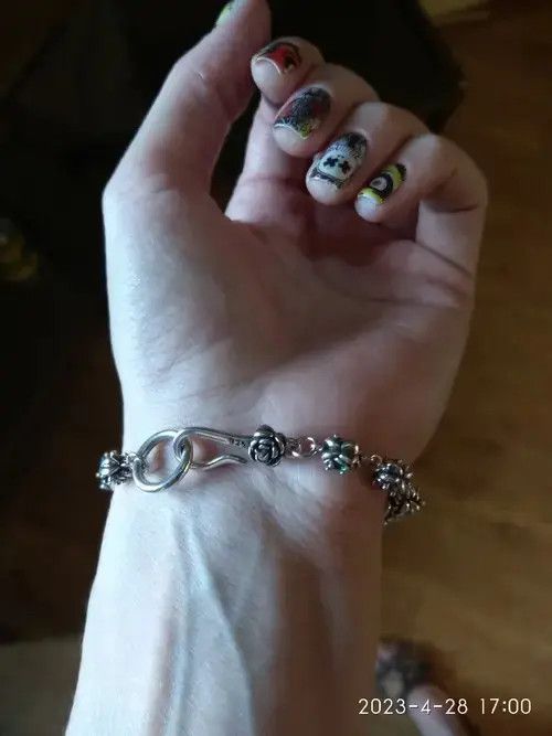 VIBE Multicolor Flower Chain Bracelet Size ONE SIZE - 3 Thumbnail