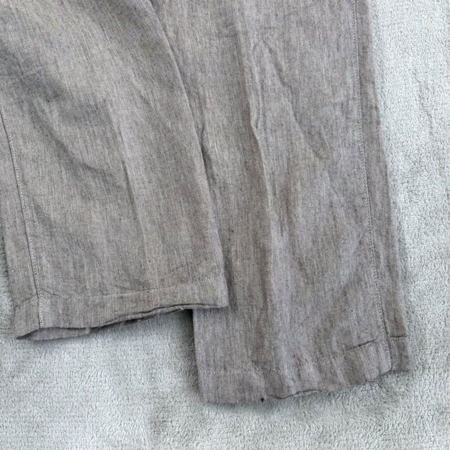 Banana Republic Banana Republic Aiden Fit Trouser Pants Men Brown 34x36 Linen Blend Size US 34 / EU 50 - 3 Thumbnail