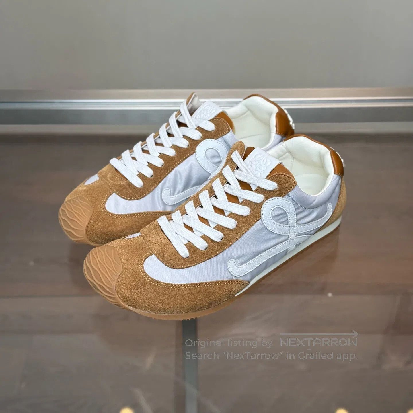 Loewe Loewe Ballet Runner 2.0 Brown and White Colorful Training Size US 8.5 / IT 38.5 - 1 Thumbnail