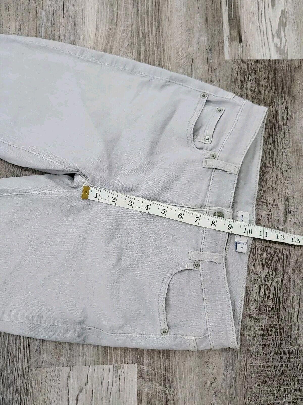 Designer Vinyard Vines Skinny Jeans Size 6 Grey Stretch Size 28" / US 6 / IT 42 - 7 Thumbnail