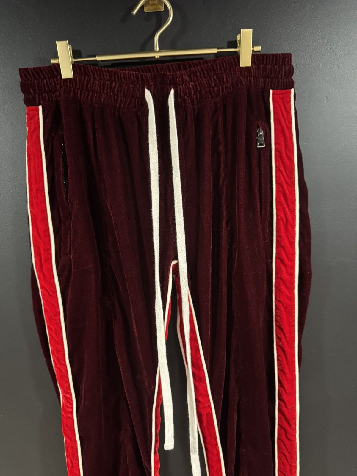 Other Lord Studios Velvet Jogger Track Sweatpants 34x32 Size US 34 / EU 50 - 3 Thumbnail
