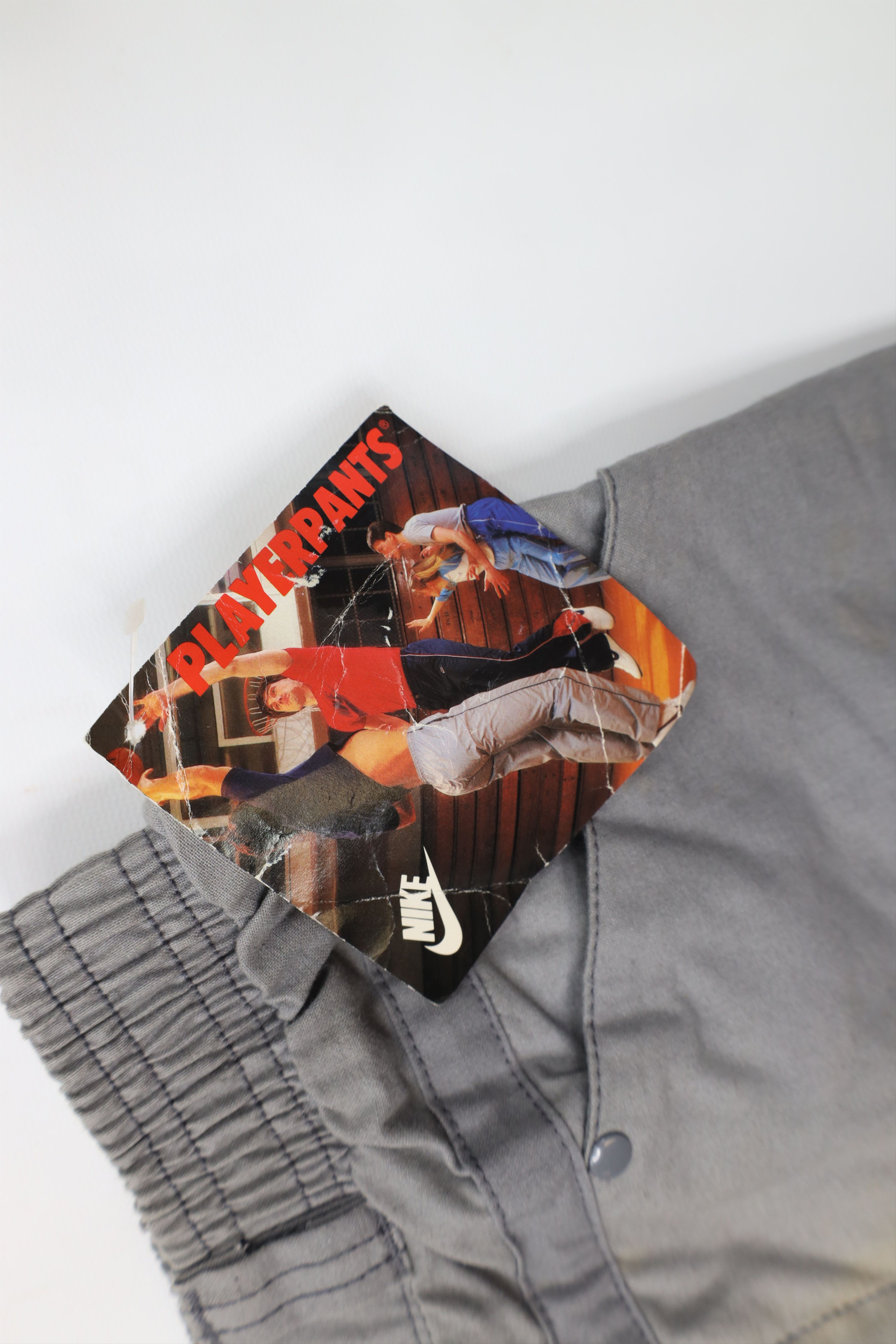Nike Deadstock Vintage 80s Nike Basketball Pants Gray Cotton Size US 34 / EU 50 - 8 Thumbnail