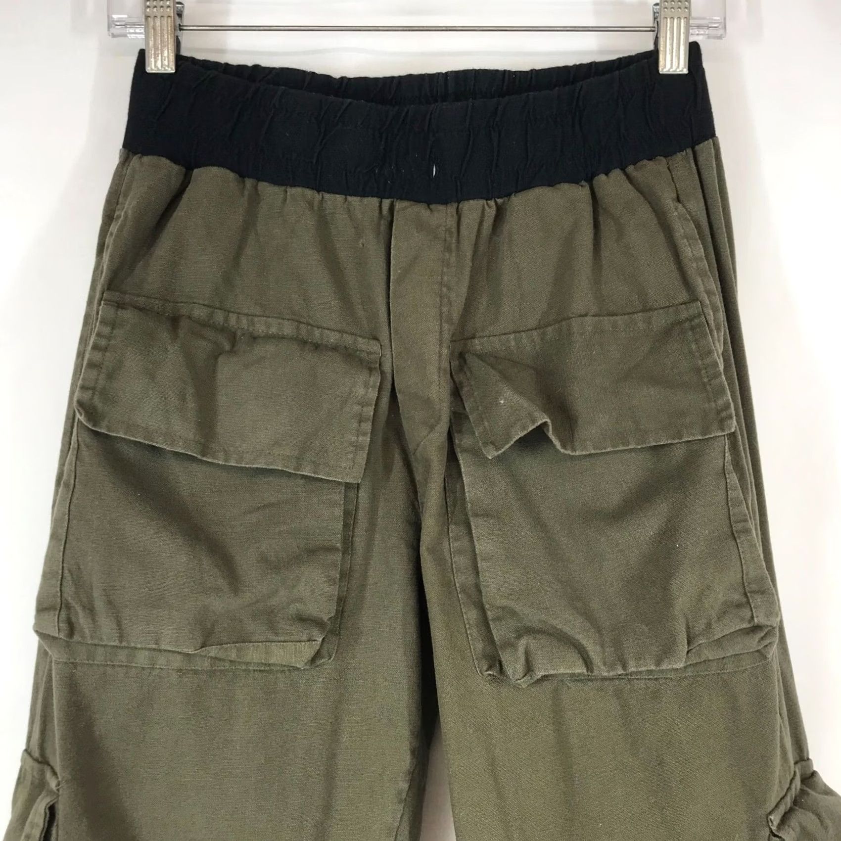 MNML MNML Pants Womens S Green WOMEN PULL CARGO COTTON Size 28" / US 6 / IT 42 - 2 Thumbnail