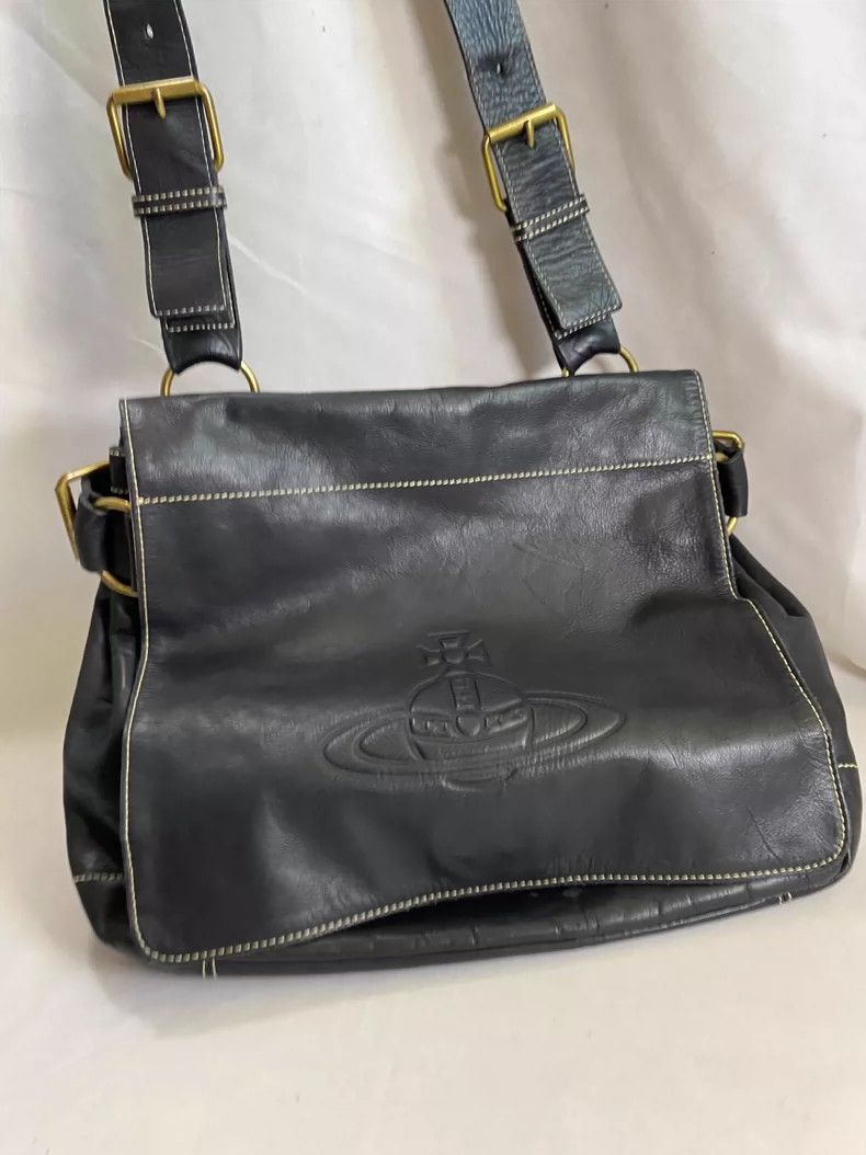Vivienne Westwood Vivienne Westwood Leather Crossbody Bag Size ONE SIZE - 6 Thumbnail