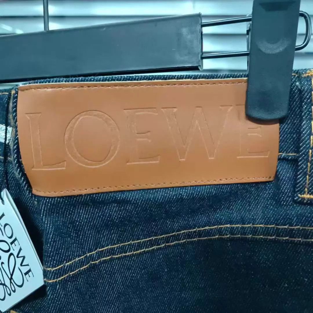 Loewe Loewe Back Logo Paneled Jeans 34 (New With Tags) Size US 34 / EU 50 - 4 Thumbnail