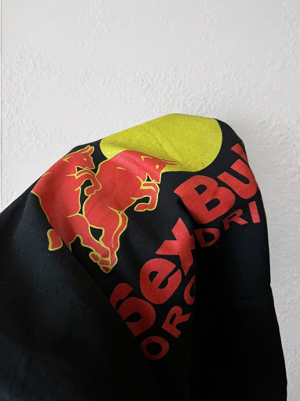 Band Tees × Vintage SEX BULL ORGY DRINK VINTAGE HOODIE FUNNY HOODED RED LOGO Y2K Size US M / EU 48-50 / 2 - 3 Thumbnail