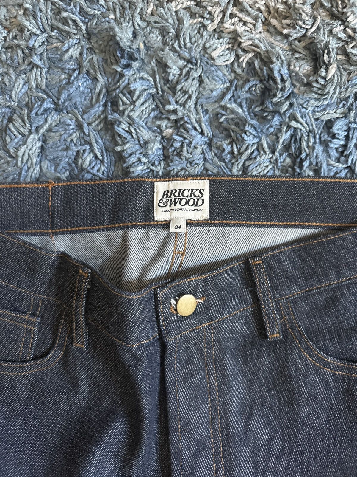 Bricks & Wood Bricks & Wood Extra Raw Denim Size US 34 / EU 50 - 5 Thumbnail