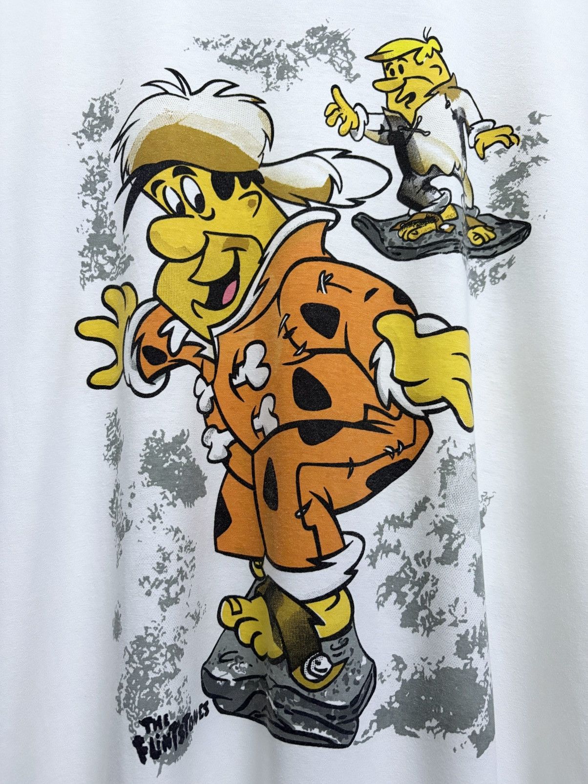 Cartoon Network Vintage 90's Bootleg Cartoon - The Flintstones Fred T-Shirt Size US L / EU 52-54 / 3 - 5 Thumbnail