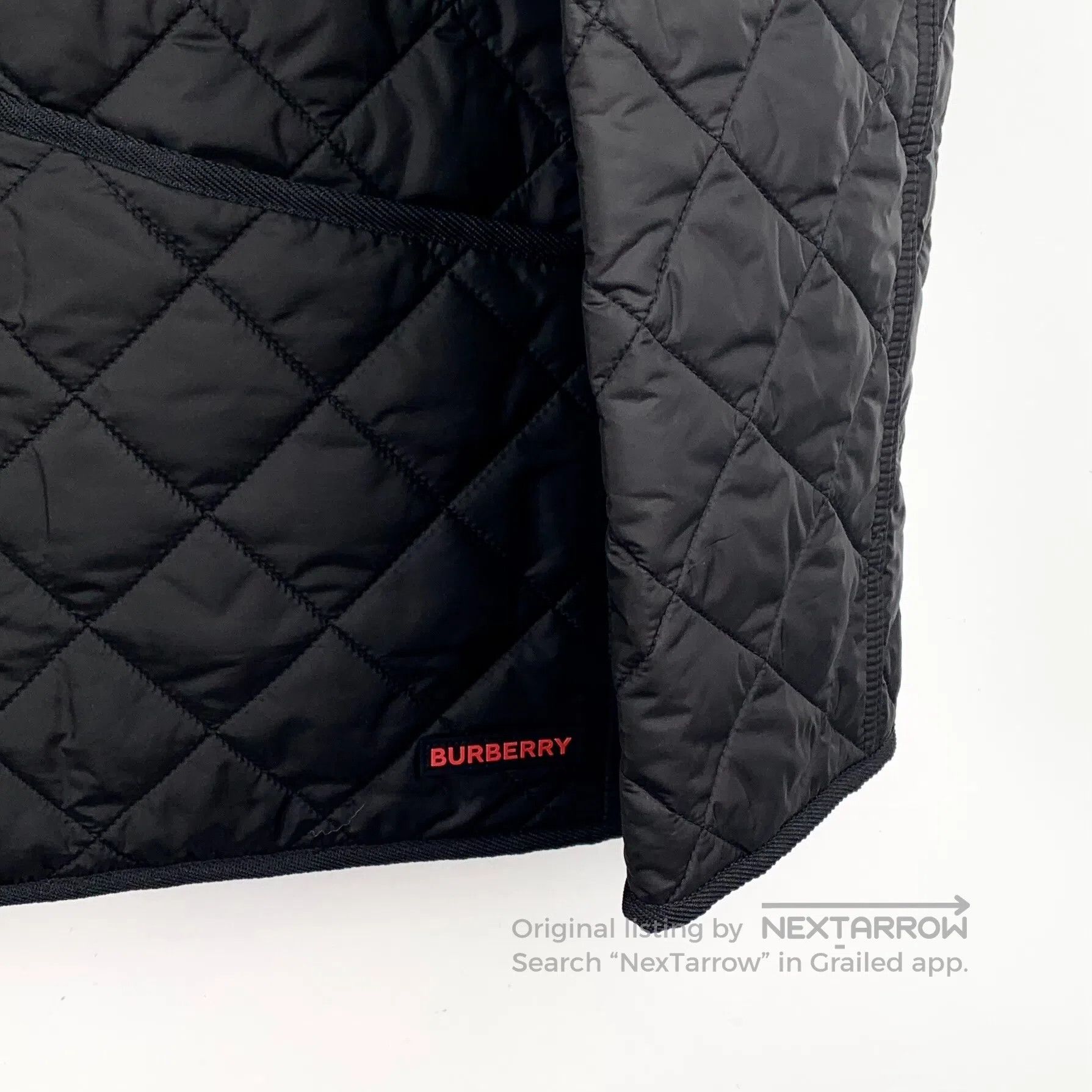 Burberry Burberry Black Diamond Pattern Collared Single Breasted Lo Size US L / EU 52-54 / 3 - 4 Thumbnail