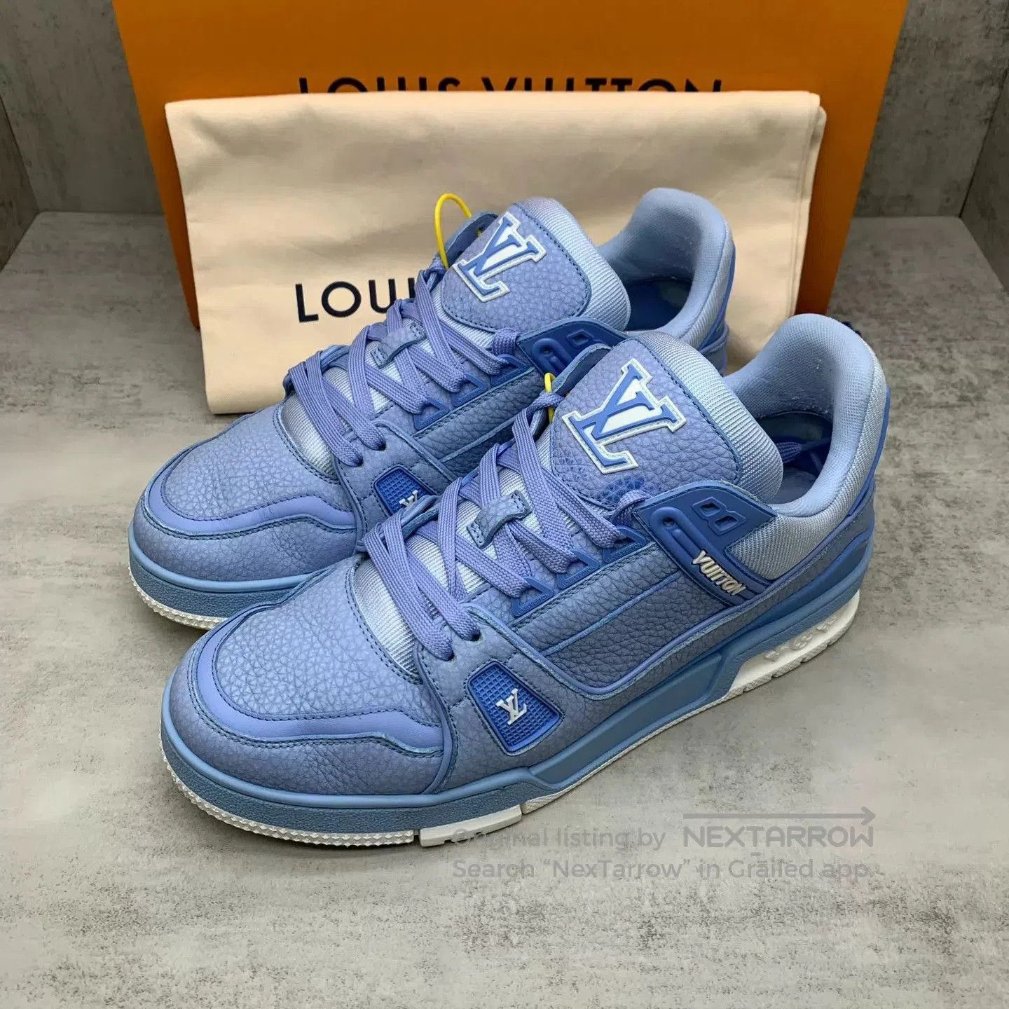 Louis Vuitton Blue Low. Size US 9 / EU 42 - 1 Thumbnail
