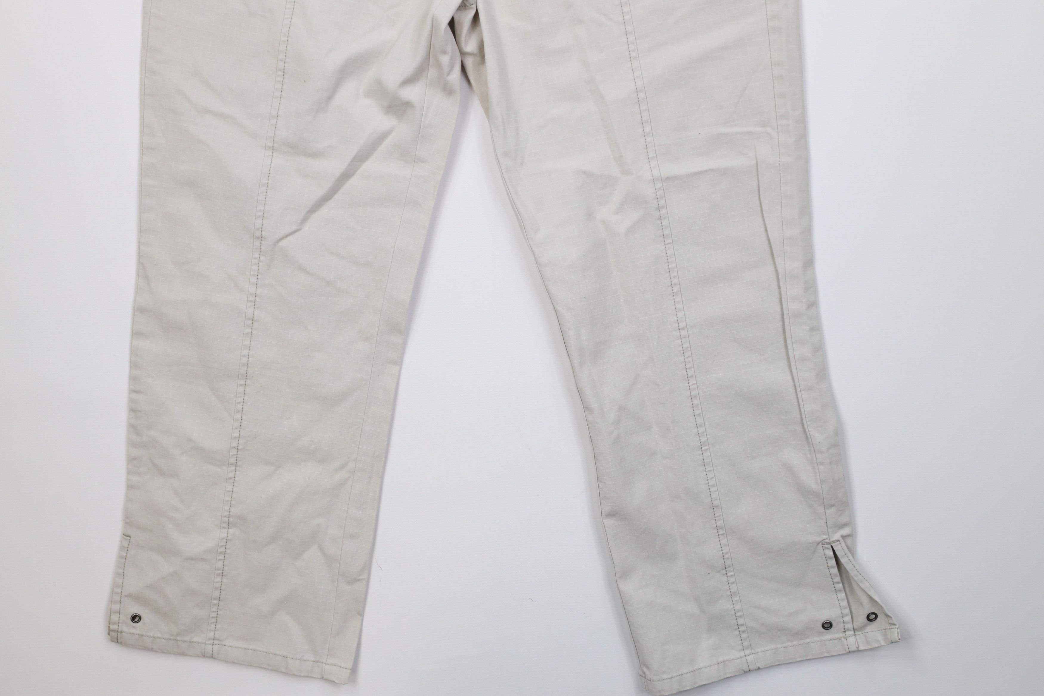 Calvin Klein Deadstock Vintage Y2K Calvin Klein Cropped Ripstop Pants Size 30" / US 8 / IT 44 - 4 Thumbnail