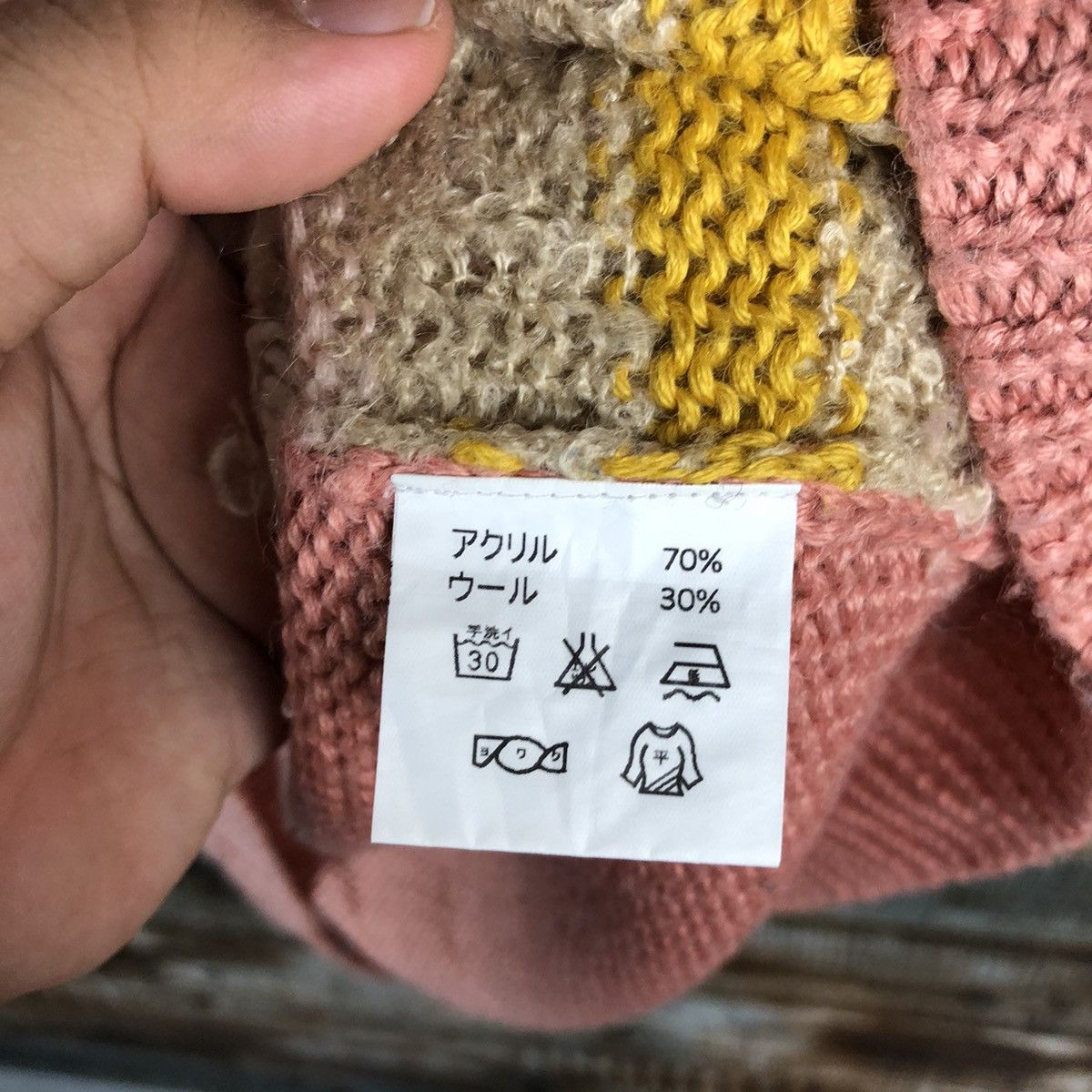 Homespun Knitwear × Japanese Brand × Vintage Cara cat vintage Pink Knitwear #A1265 Size M / US 6-8 / IT 42-44 - 12 Thumbnail