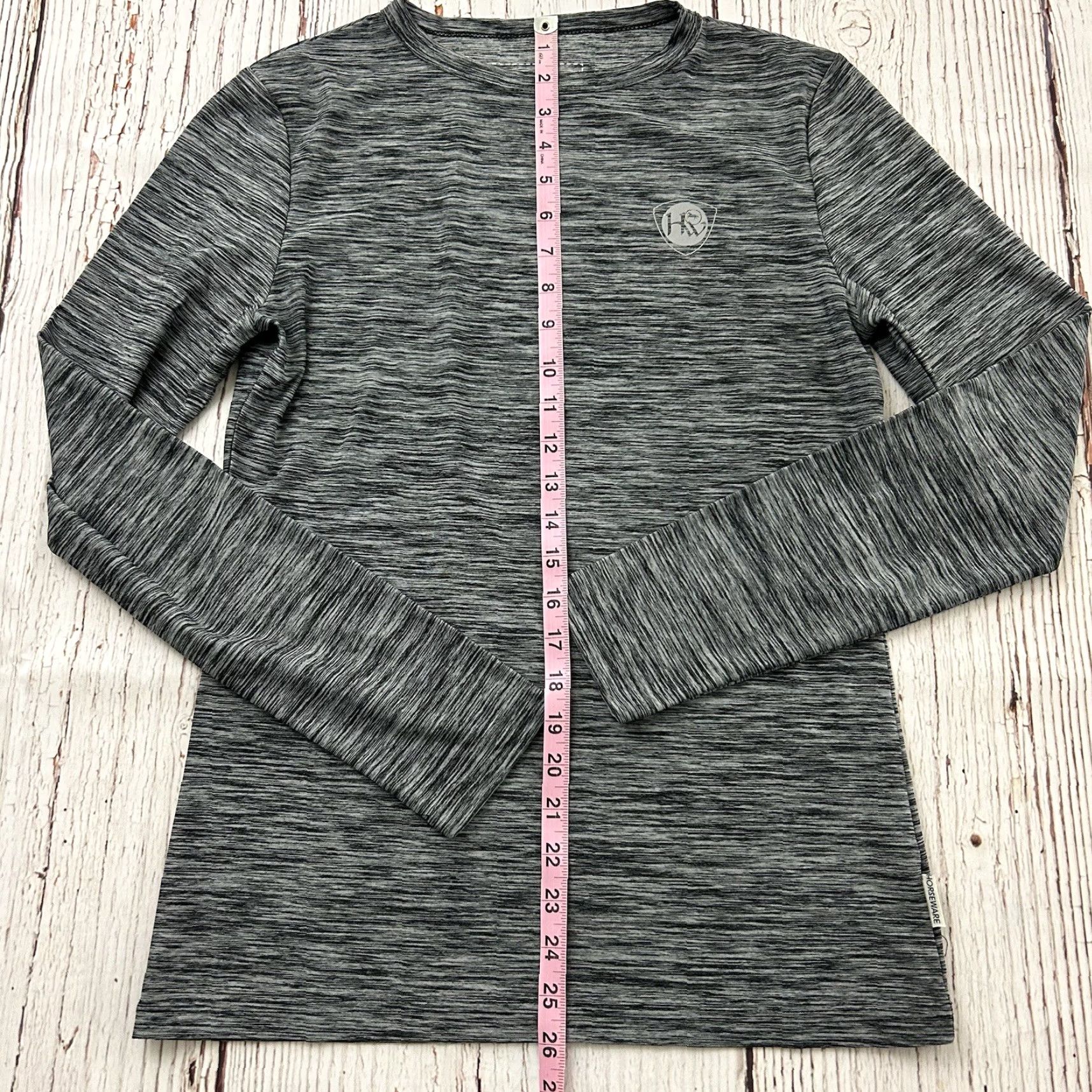 Vintage Horseware Ireland Long Sleeve Equestrian Top Women's Large Black Shirt Size L / US 10 / IT 46 - 4 Thumbnail