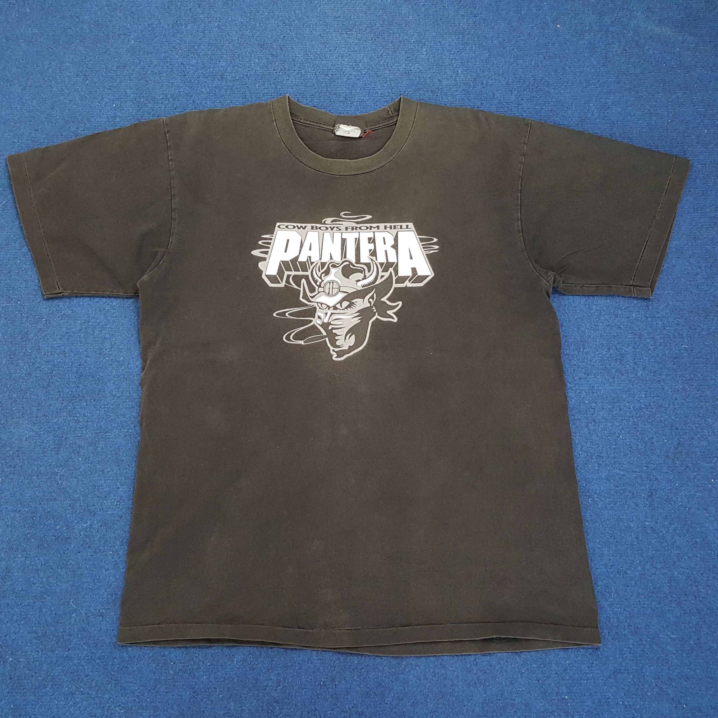 Band Tees × Vintage Vintage PANTERA Cowboy From Hell Band T-shirts Size US L / EU 52-54 / 3 - 1 Thumbnail