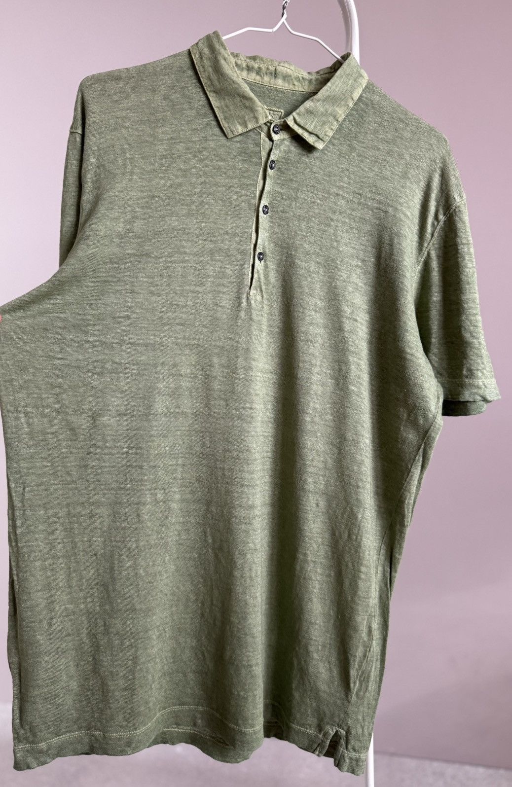 120% Lino 120% Lino Men Linen Polo Shirt Size US XL / EU 56 / 4 - 6 Thumbnail