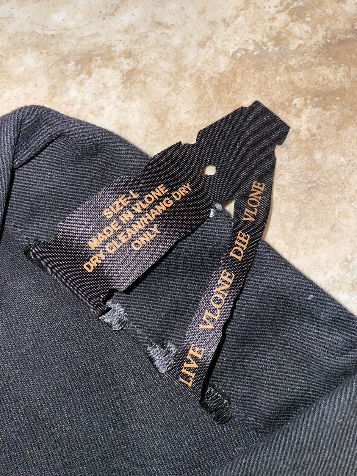 Vlone Vlone LVDV Silver Rhinestone Denim Jacket Black Size Large Size US L / EU 52-54 / 3 - 8 Thumbnail