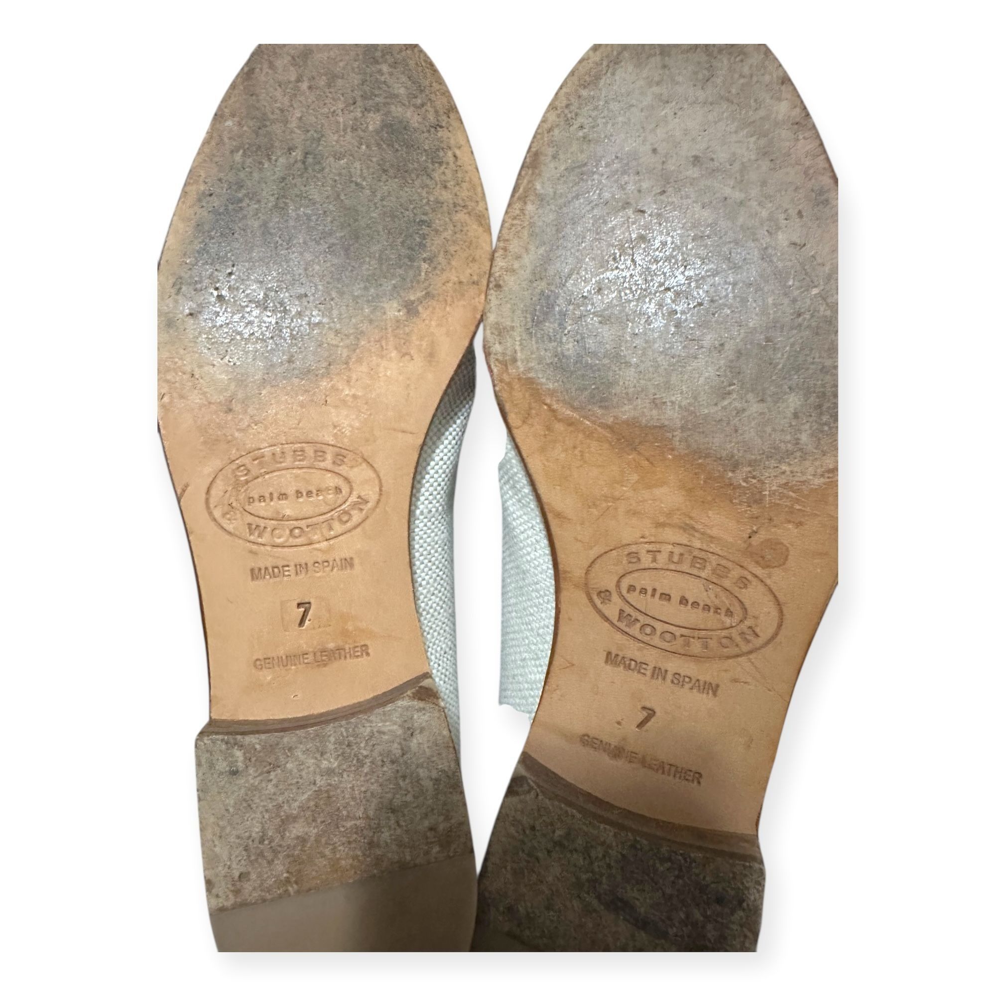 Stubbs & Wootton Stubbs & Wootton Embroidered Flax Straw Loafers Size 7 Size US 7 / IT 37 - 9 Thumbnail