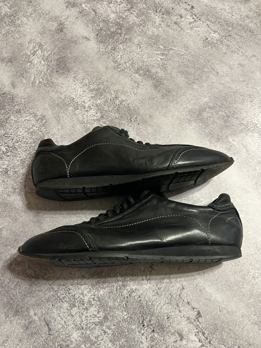 Santoni vintage leather sport shoes