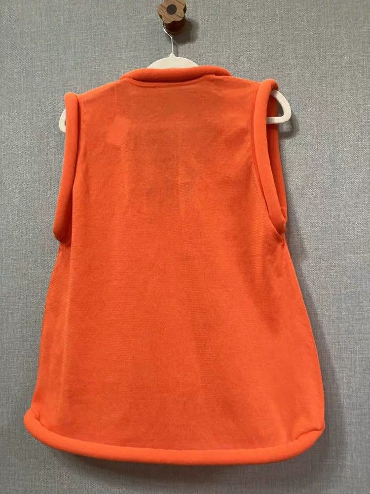 Issey Miyake Issey Miyake Orange knitted top Size XS / US 0-2 / IT 36-38 - 2 Thumbnail