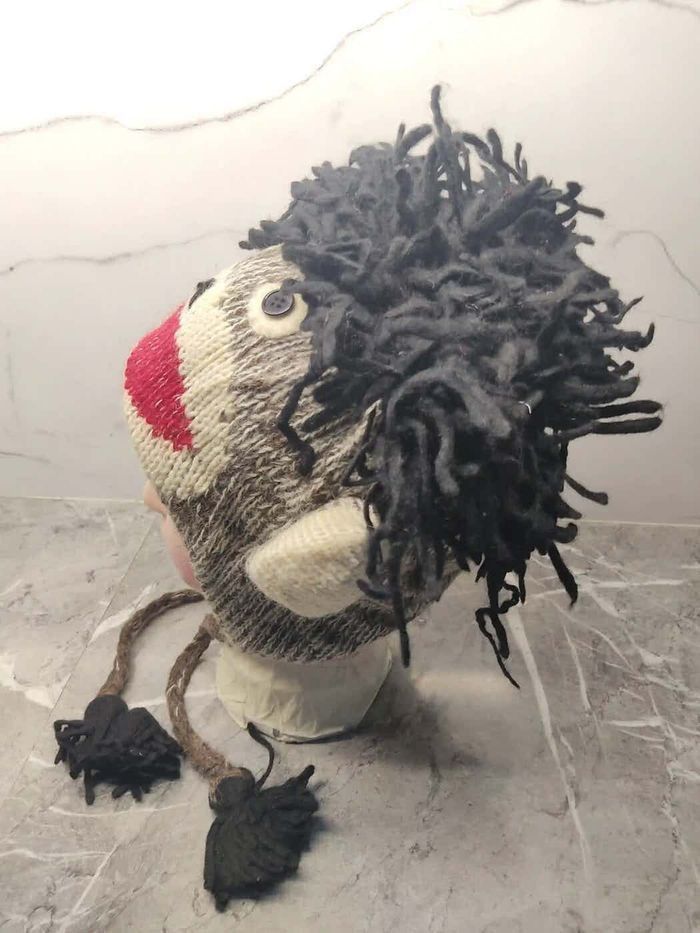 Japanese Brand Litchi Hand Made Knit Wool Beanie Size ONE SIZE - 2 Thumbnail