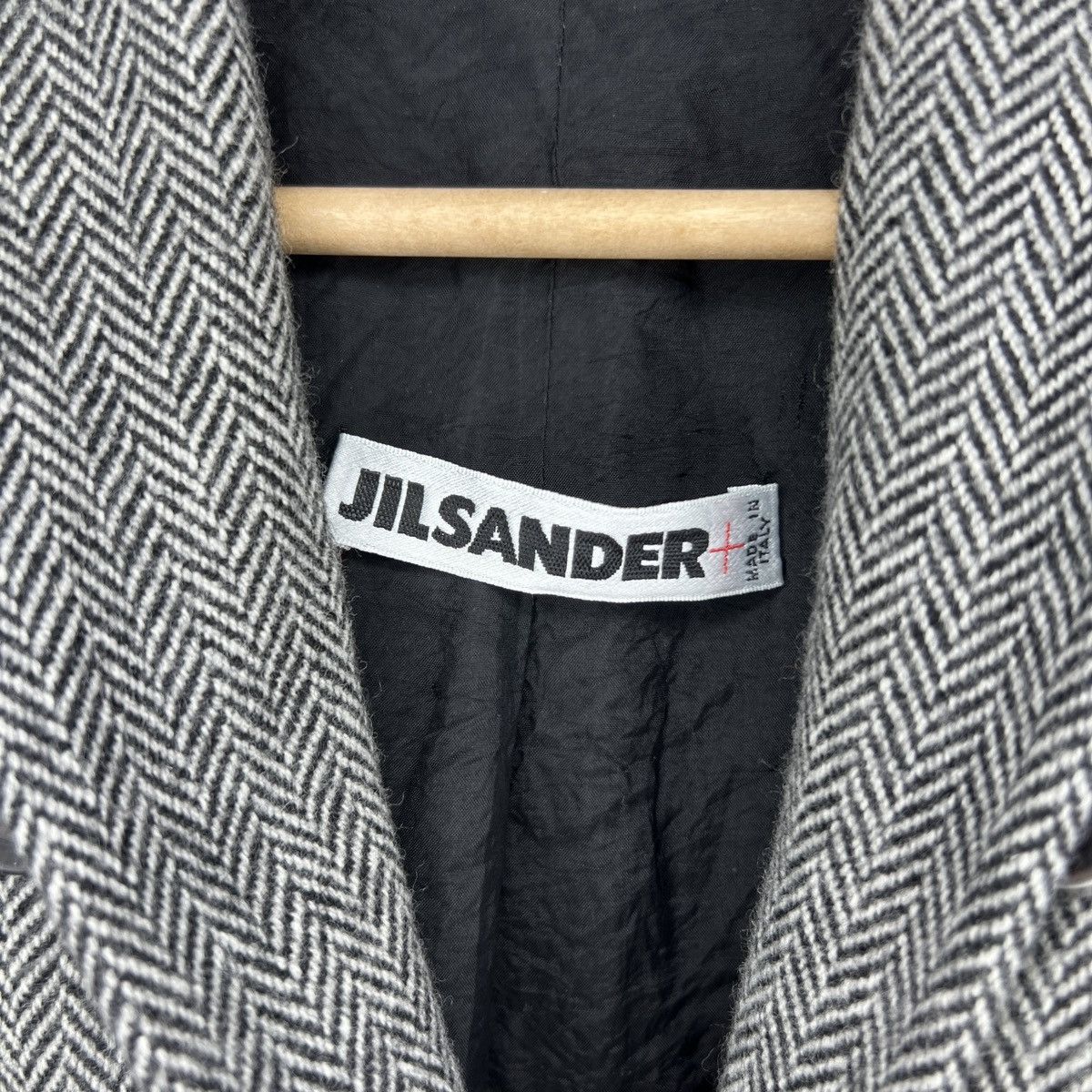 Jil Sander Vintage Jil Sander Pea Coat Jacket Long Blazer Wool Gray Size M / US 6-8 / IT 42-44 - 5 Thumbnail