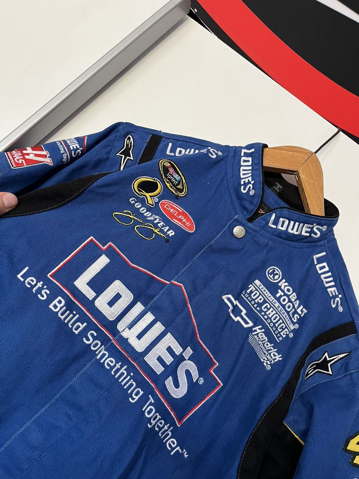 NASCAR Vintage 00’s JH Design Jimmie Johnson Nascar Jacket Racing Size XS / US 0-2 / IT 36-38 - 2 Thumbnail
