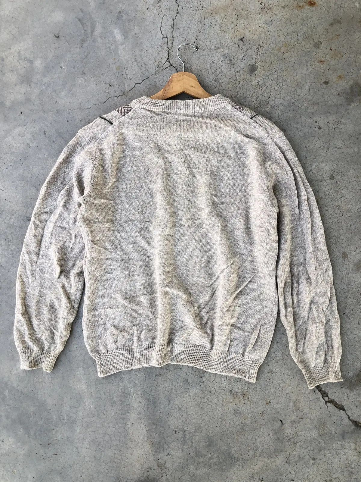Homespun Knitwear × Japanese Brand Japanese Ex-Club Knitsweater Jumper/Memeri Free style Size US L / EU 52-54 / 3 - 10 Thumbnail