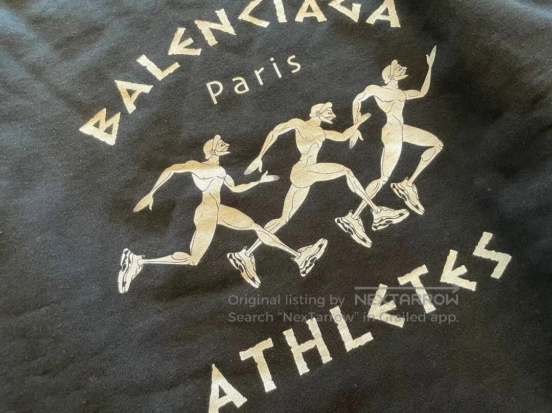 Balenciaga Balenciaga Marathon Sweater SS21 Heavyweight Hoodie. Size US M / EU 48-50 / 2 - 2 Thumbnail