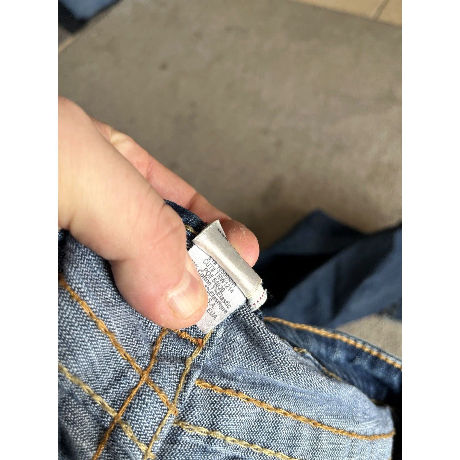 True Religion VINTAGE True Religion Bobby Women's Jeans Bootcut Size 25 Blue Denim 32 Inseam Size 42" / US 20 - 8 Thumbnail