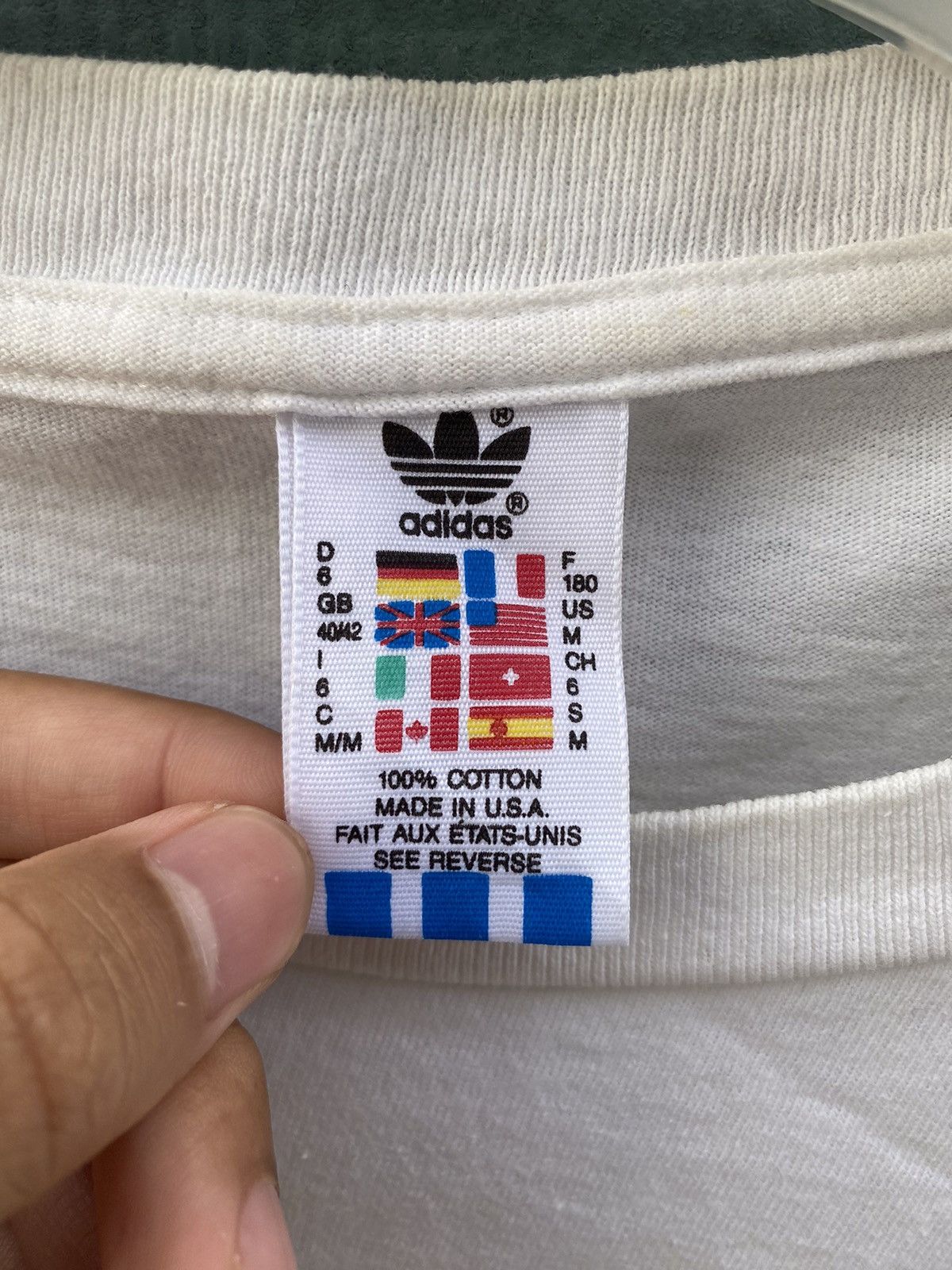 Adidas 🍓NEED GONE🍓Vintage adidas germany fc world cup 1994 usa tee Size US M / EU 48-50 / 2 - 10 Thumbnail