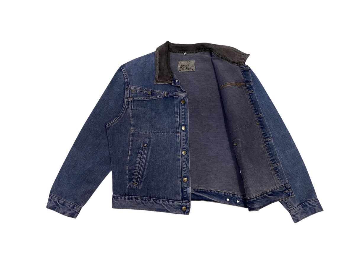 Marithe + Francois Girbaud 90s Marithe Francois Girbaud Corduroy Switching Denim Jacket Size US L / EU 52-54 / 3 - 2 Thumbnail