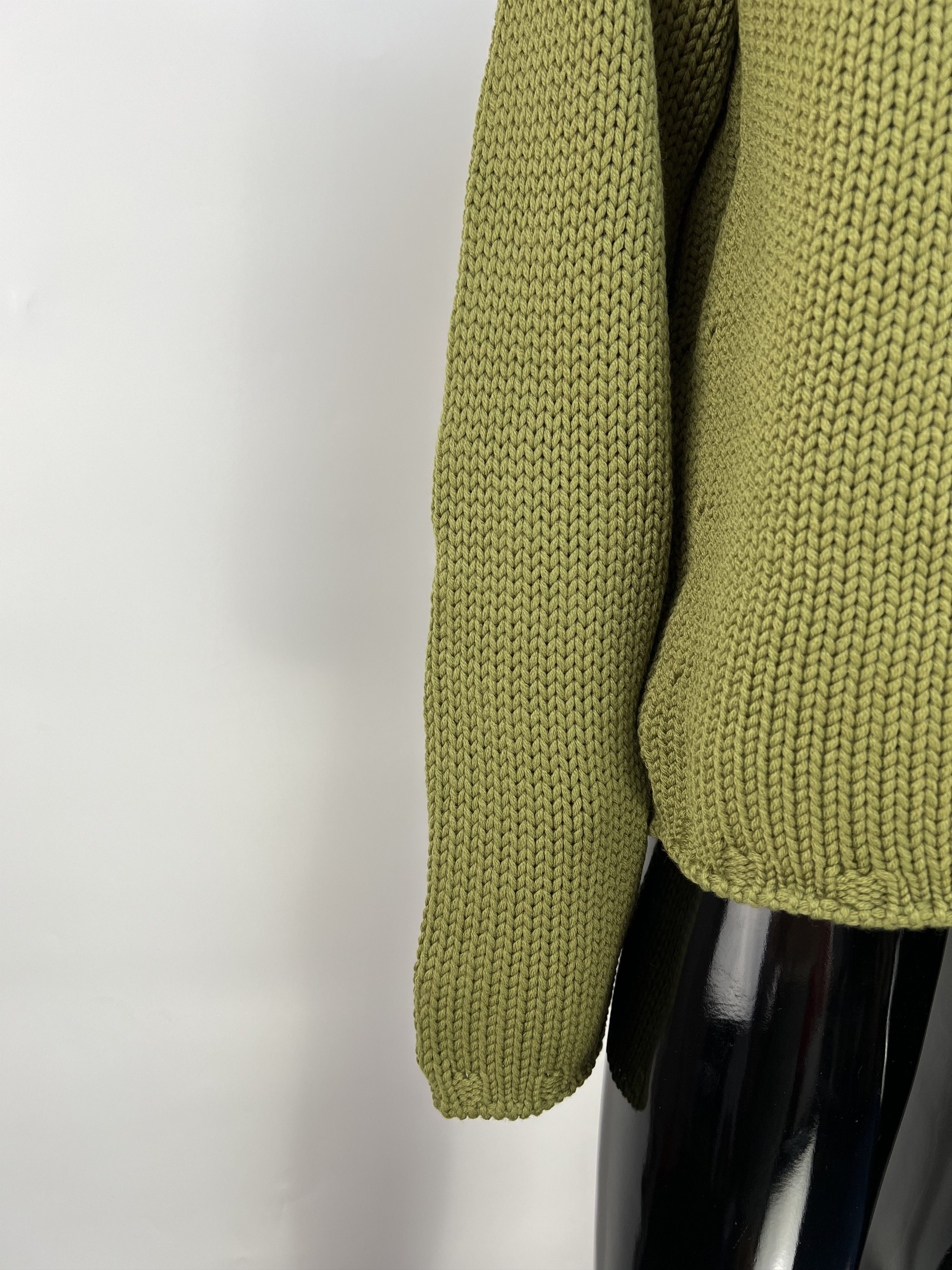 Cruciani Cruciani 100% Wool Knitted Turtleneck Sweater Size IT 44 Size M / US 6-8 / IT 42-44 - 5 Thumbnail
