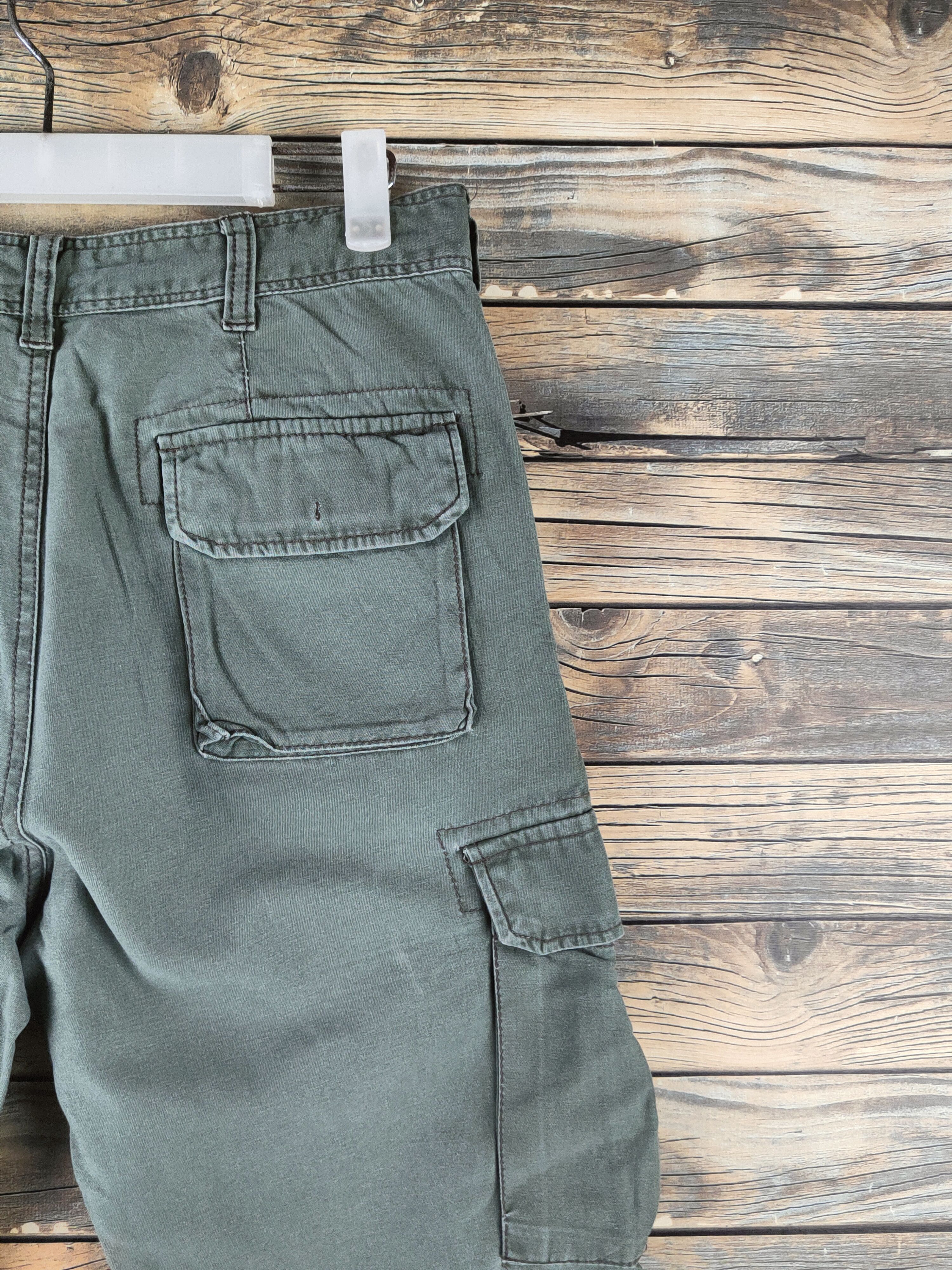 Japanese Brand DLL Panaspur Green Multipocket Cargo Pants #46-222 Size US 30 / EU 46 - 10 Thumbnail