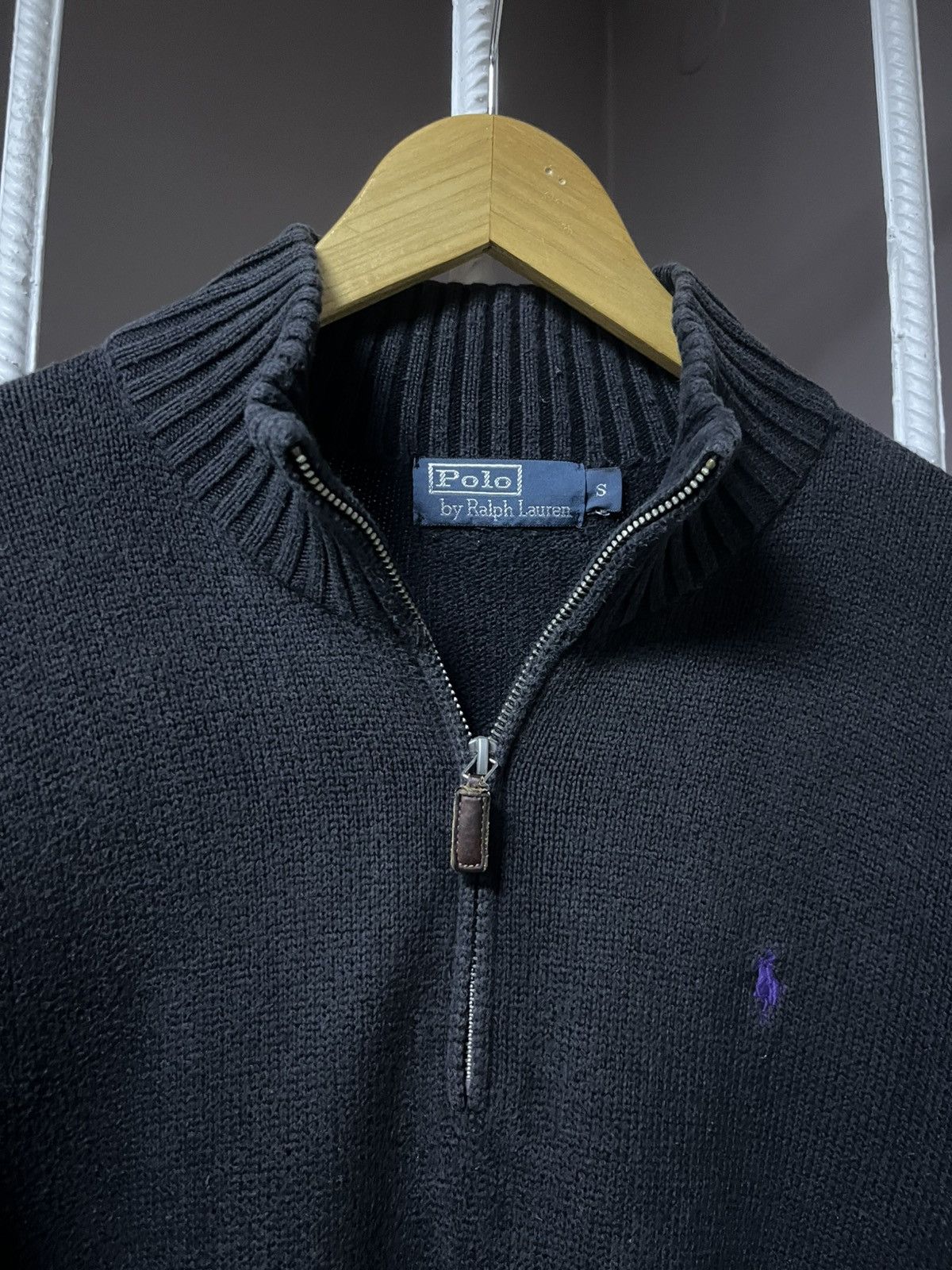 Polo Ralph Lauren Vintage Half Zip Knitted Polo Ralph Lauren Sweater Size US M / EU 48-50 / 2 - 5 Thumbnail