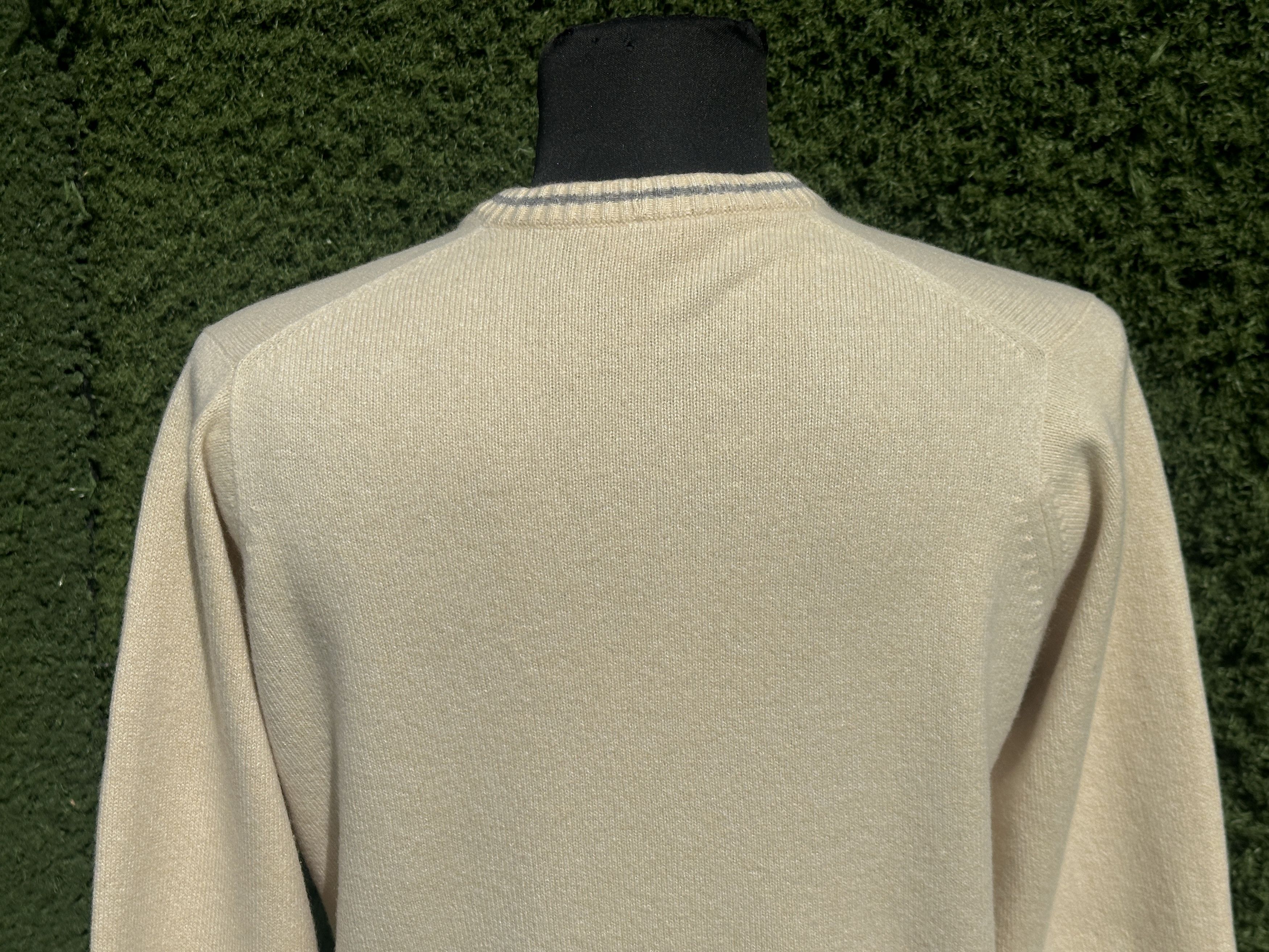 Loro Piana Knit Loro Piana 100% Cashmere Contrast Trim Cardigan 50 IT Size US M / EU 48-50 / 2 - 15 Thumbnail