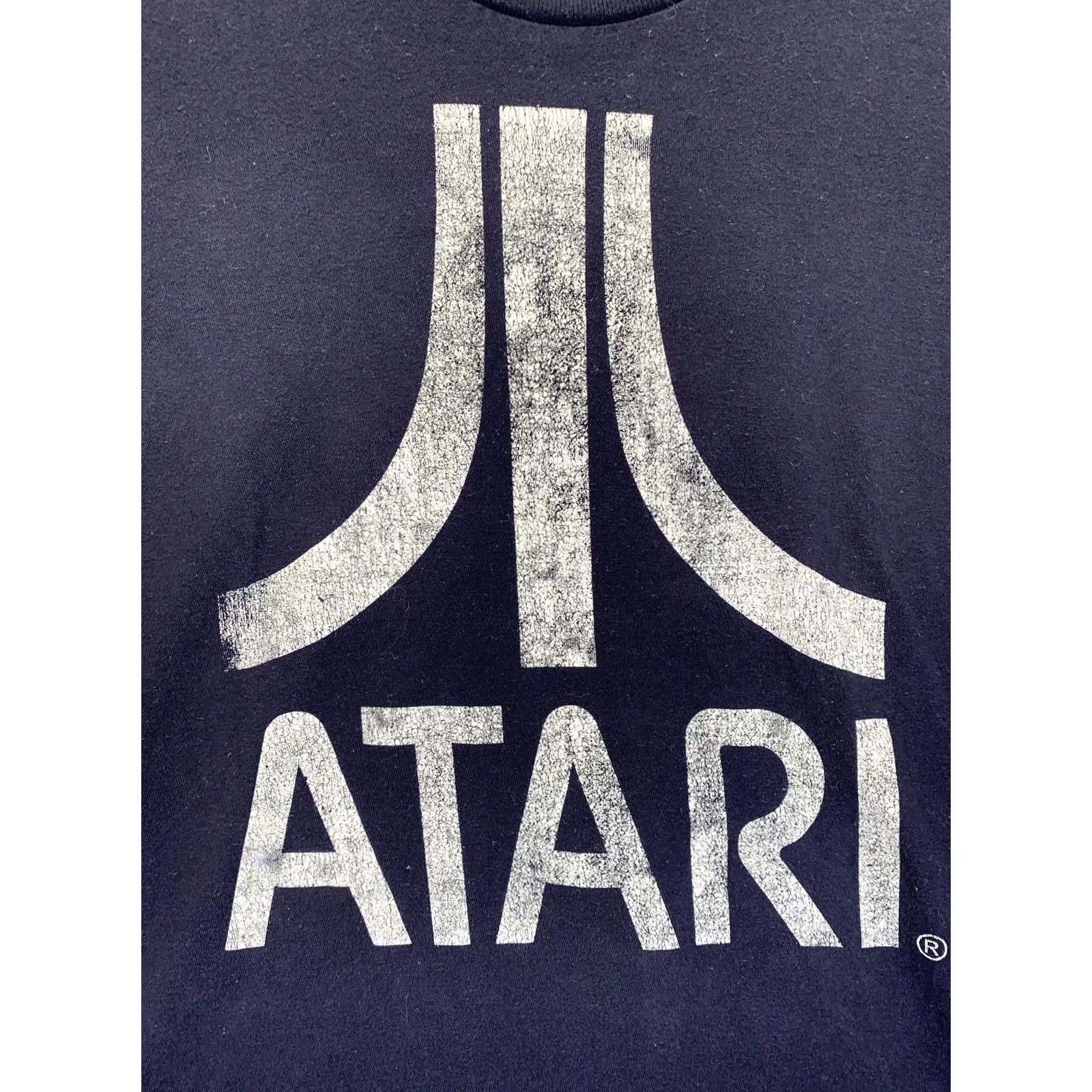 Vintage Atari Distressed Graphic T Shirt Unisex Adults Large-8988 Black Cotton Crew Neck Short Sleeve Retro 80s Graphics, Atari Brand, Men Women Boys Girls Size L / US 10 / IT 46 - 3 Thumbnail