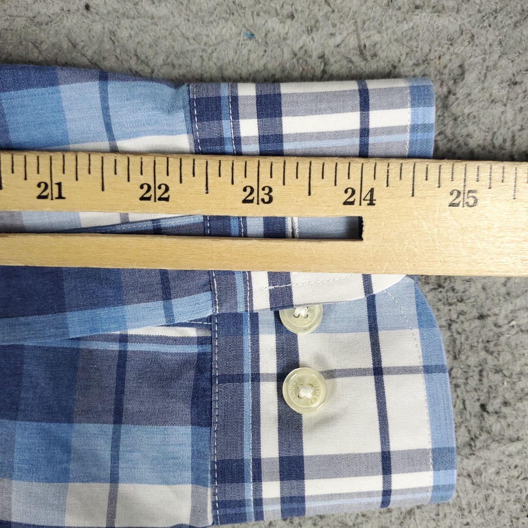 Brooks Brothers Brooks Brothers Shirt Mens Medium Blue Plaid Casual Button Up Long Sleeve Size US M / EU 48-50 / 2 - 6 Thumbnail