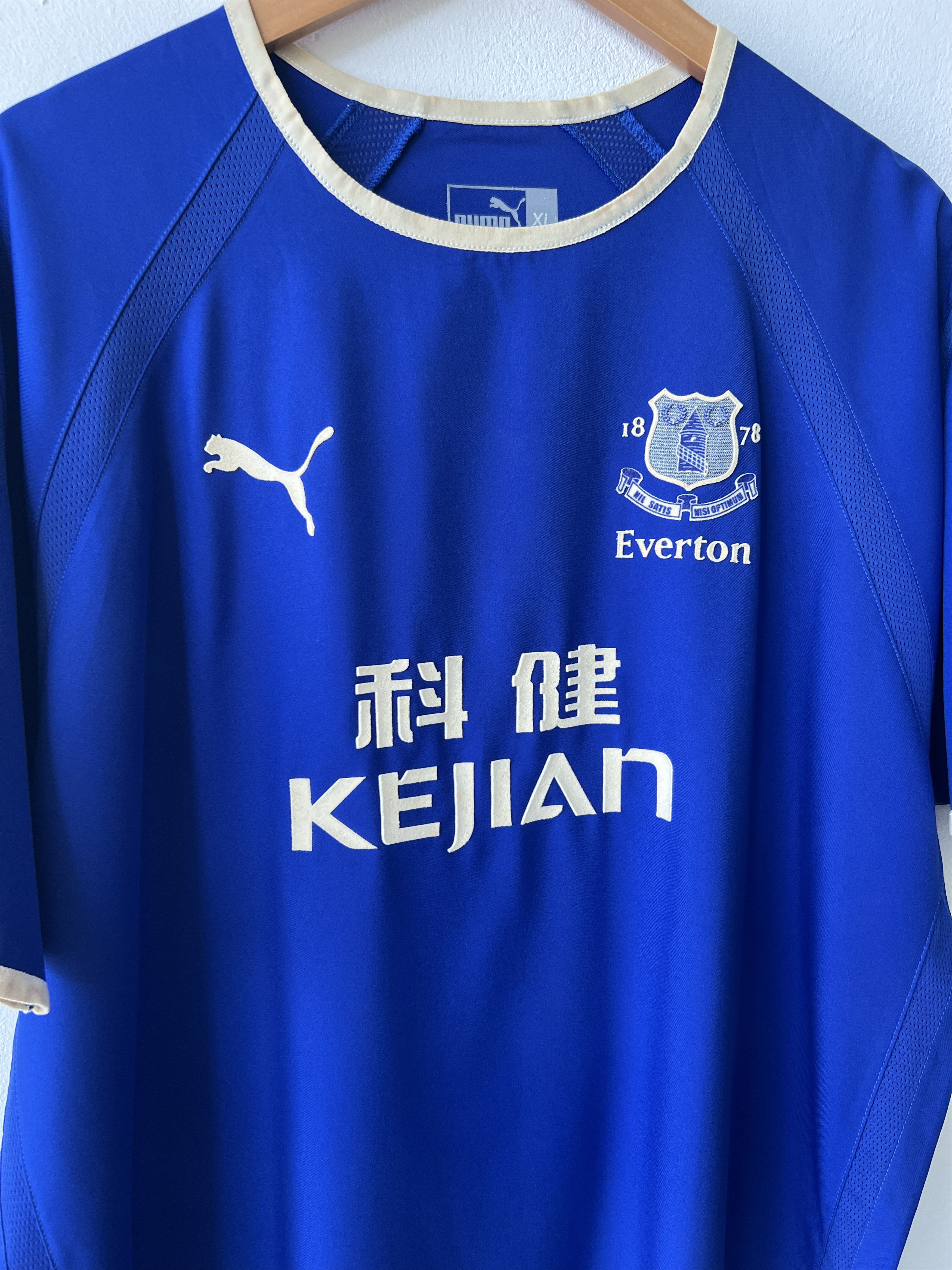 Puma (XL) Everton 2003-04 Home Kit Rooney #18 Size US XL / EU 56 / 4 - 7 Thumbnail