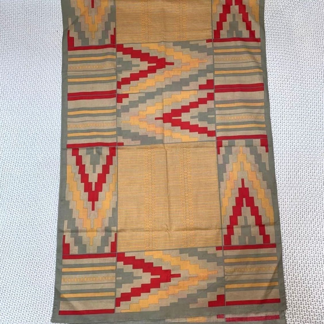 Ralph Lauren RRL Ralph Lauren Scarf Bandana Multicolor Cotton Geometric patterns Unisex 156cm 51cm Mens Womens Size ONE SIZE - 4 Thumbnail