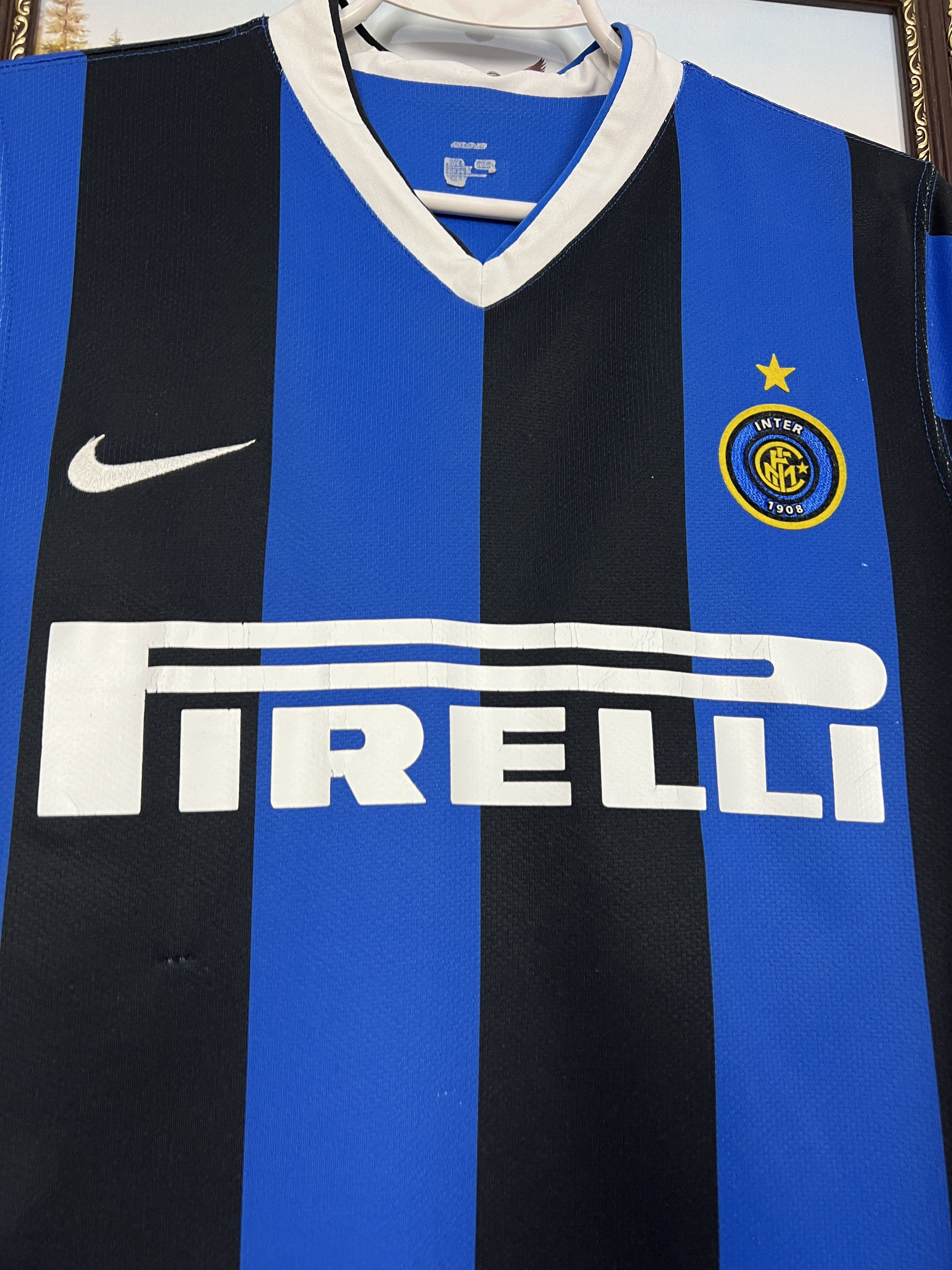 Nike Inter Milan football shirt 2006 Soccer Jersey Maglia Trikot Size US S / EU 44-46 / 1 - 3 Thumbnail