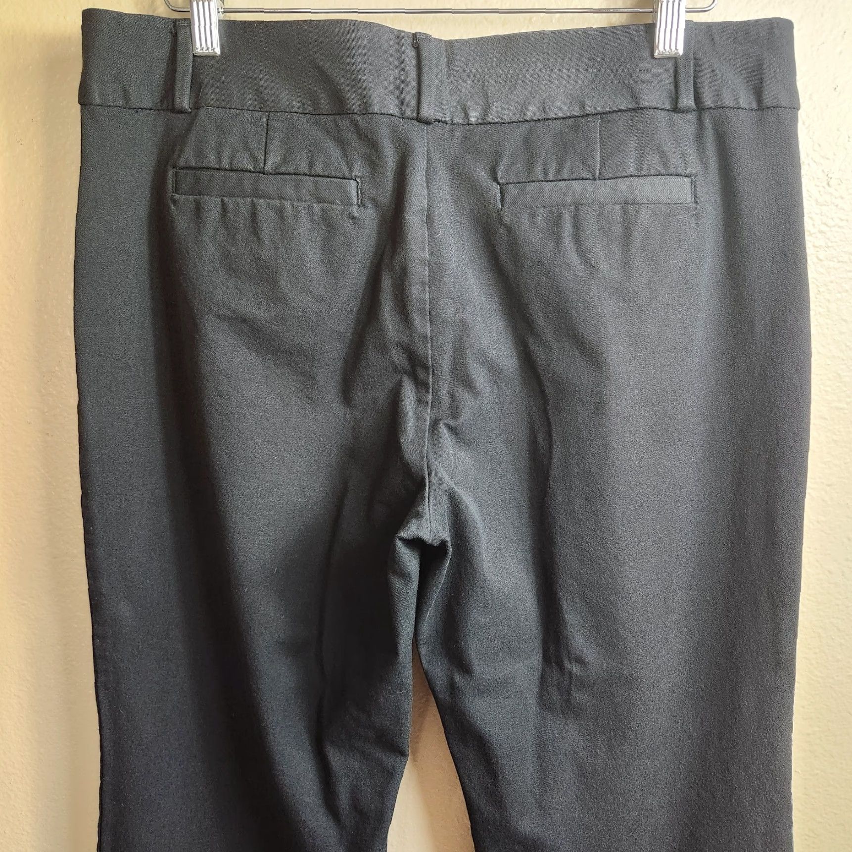 Banana Republic Banana Republic Pants Womens Black Jackson Fit Mid Rise Wide Leg-Size 14 Dress Office Pants Size 36" / US 14 / IT 50 - 7 Thumbnail