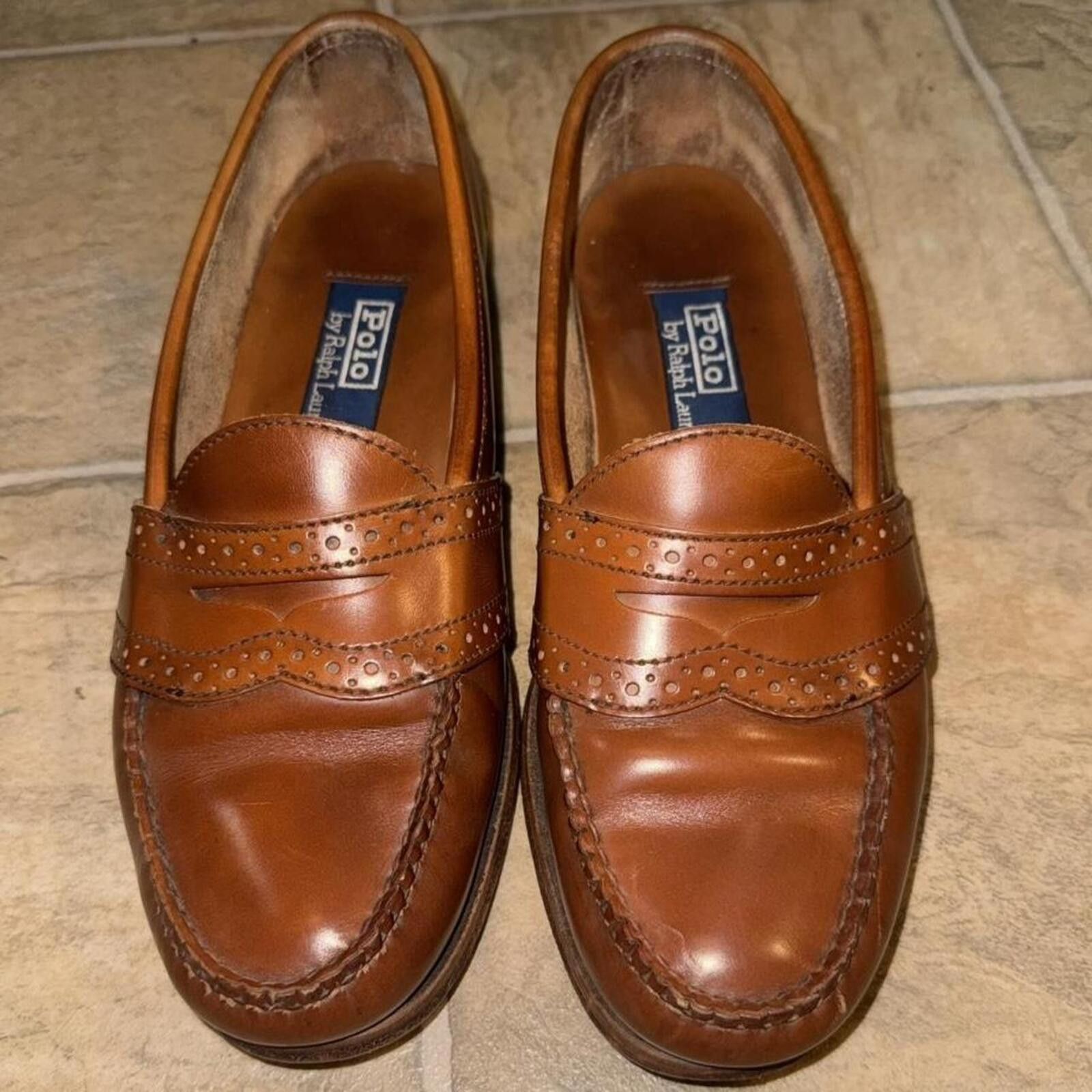 Polo Ralph Lauren Vintage 80s / 90’s Polo Ralph Lauren Penny Loafers Size US 8.5 / EU 41-42 - 2 Thumbnail