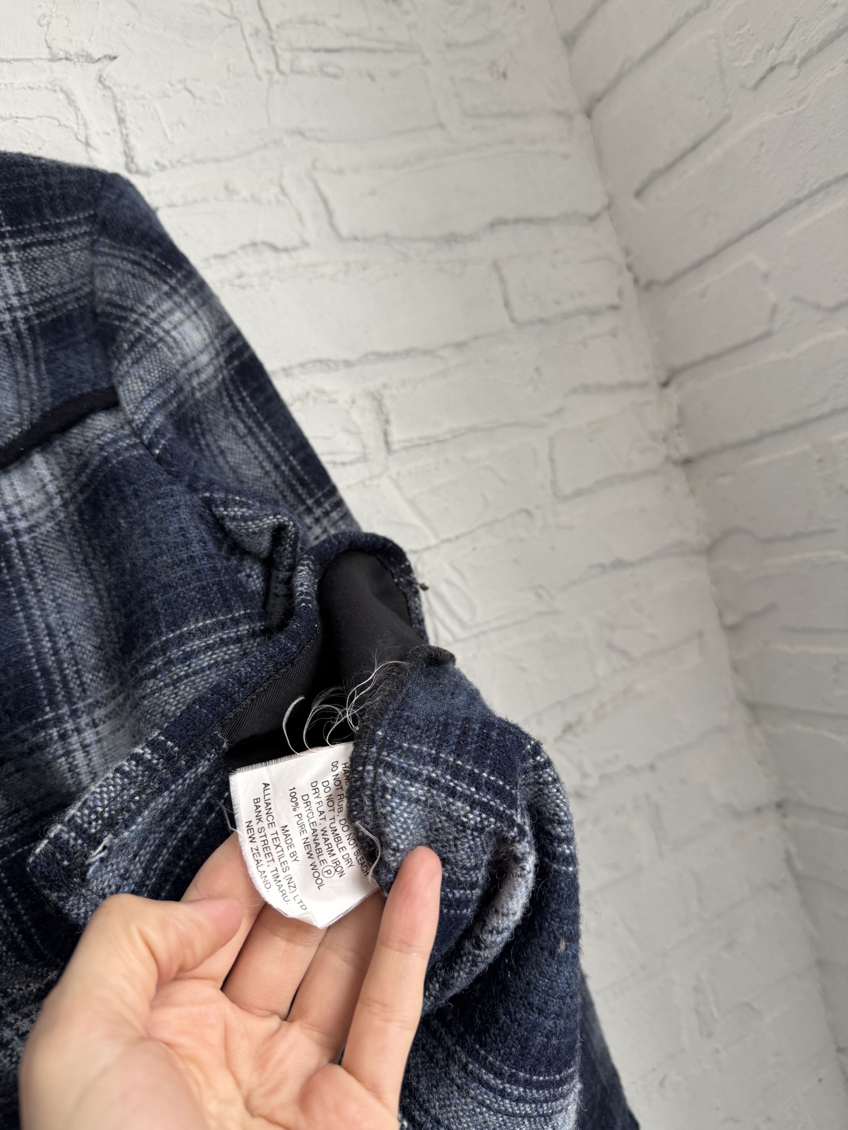 Other Vintage Swanndri Wool Shirt jacket Blue Plaid Overshirt Size US S / EU 44-46 / 1 - 6 Thumbnail